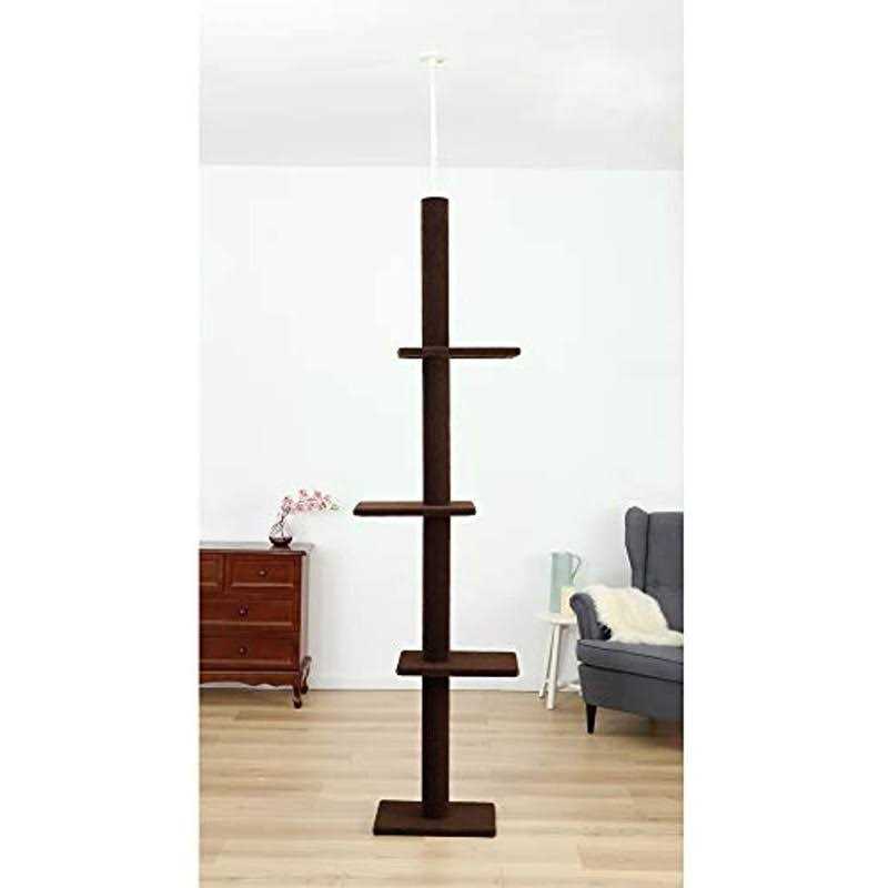 Cat Craft 3-Tier Floor-to-Ceiling Cat Tree - Healthber