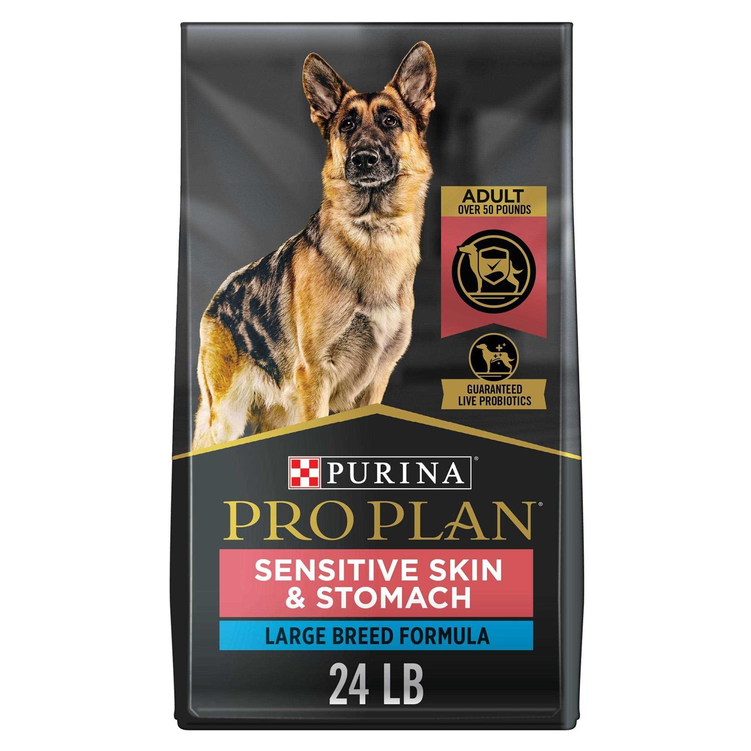 Purina Pro Plan Sensitive Skin Stomach Salmon Adult Large Breed Formula Dry Dog Food - Healthber