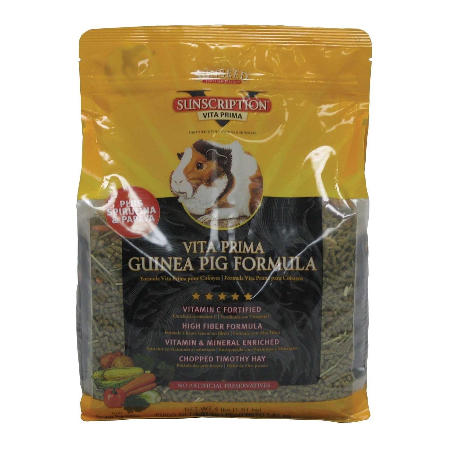 Sunseed Vita Prima Guinea Pig Food - Healthber