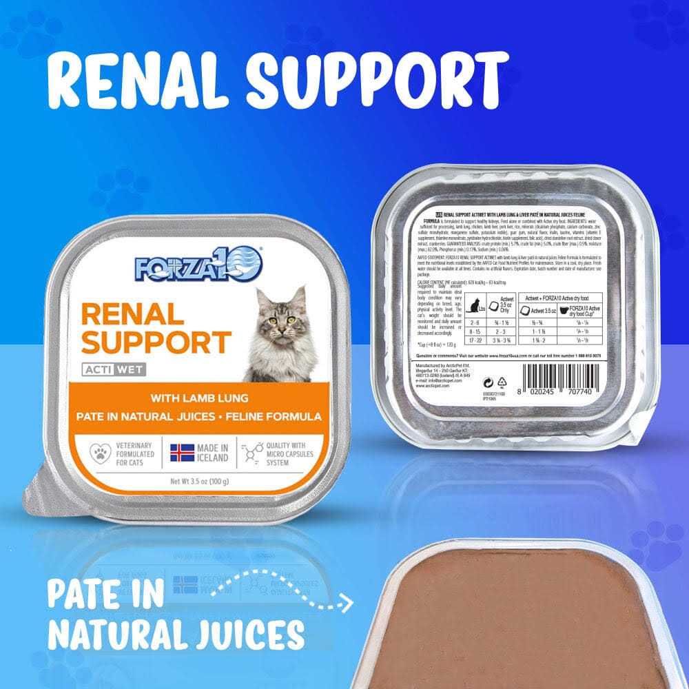 Forza10 Nutraceutic Actiwet Renal Support Wet Cat Food - Healthber