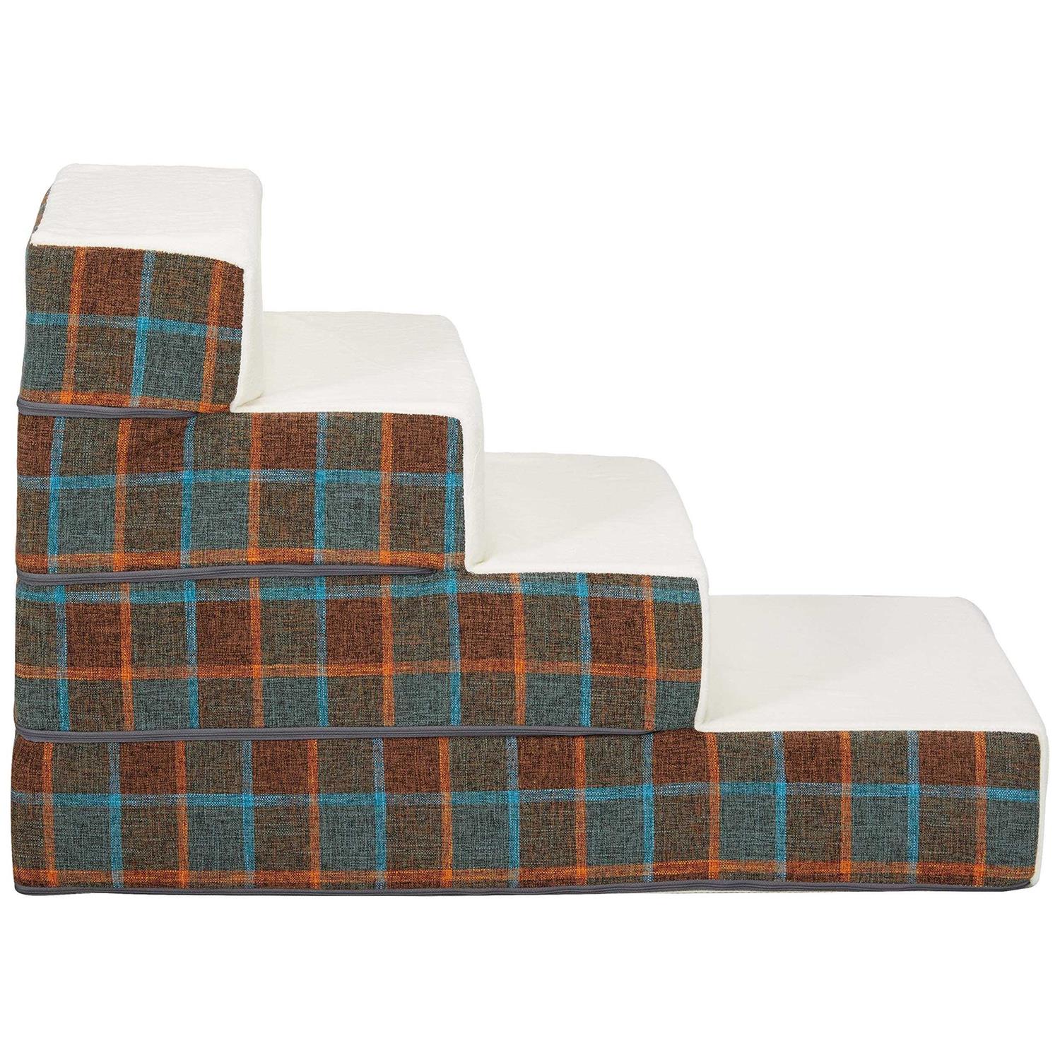 Zinus Blue Pet Stairs - Healthber