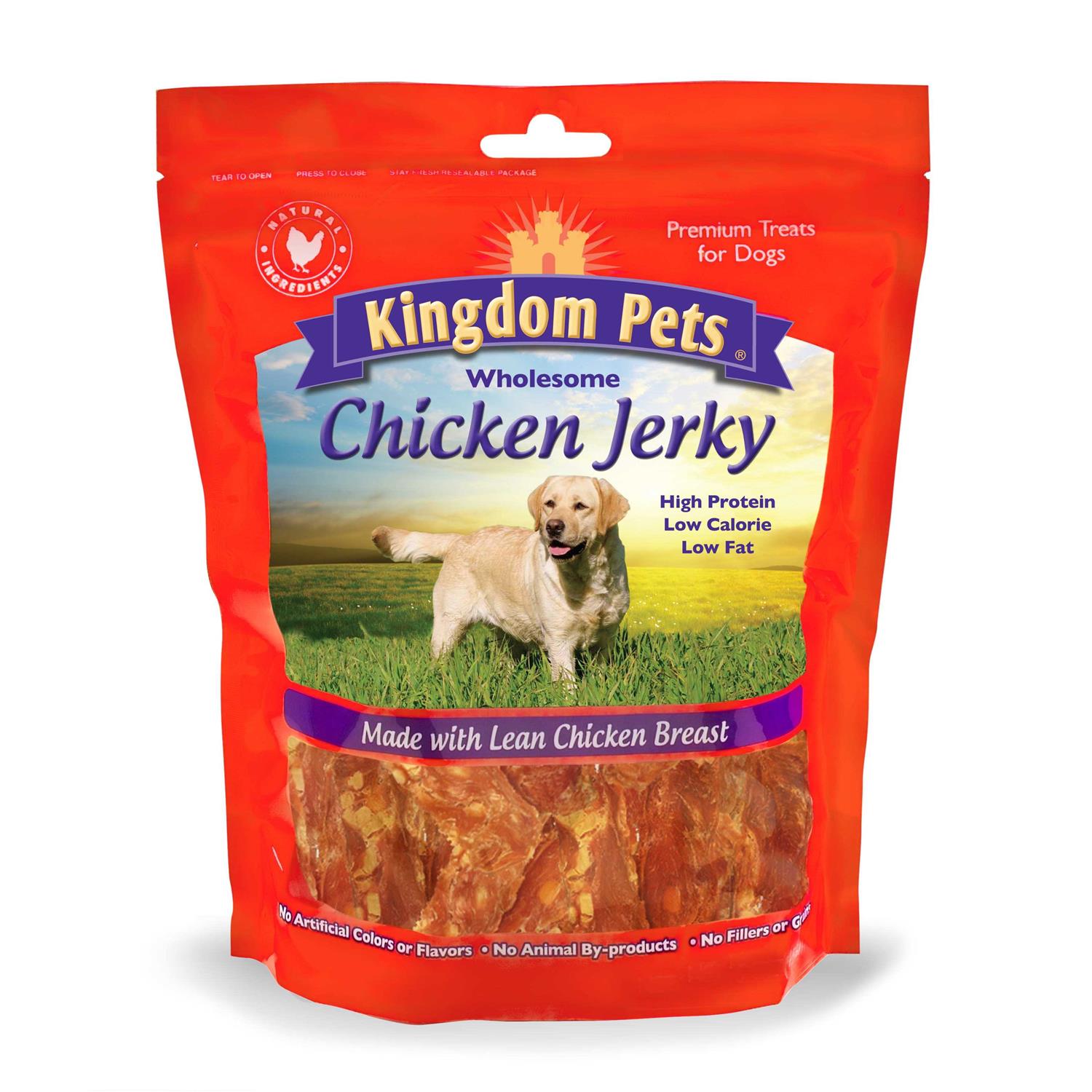 Kingdom Pets Filler Free Chicken Breast Jerky - Healthber