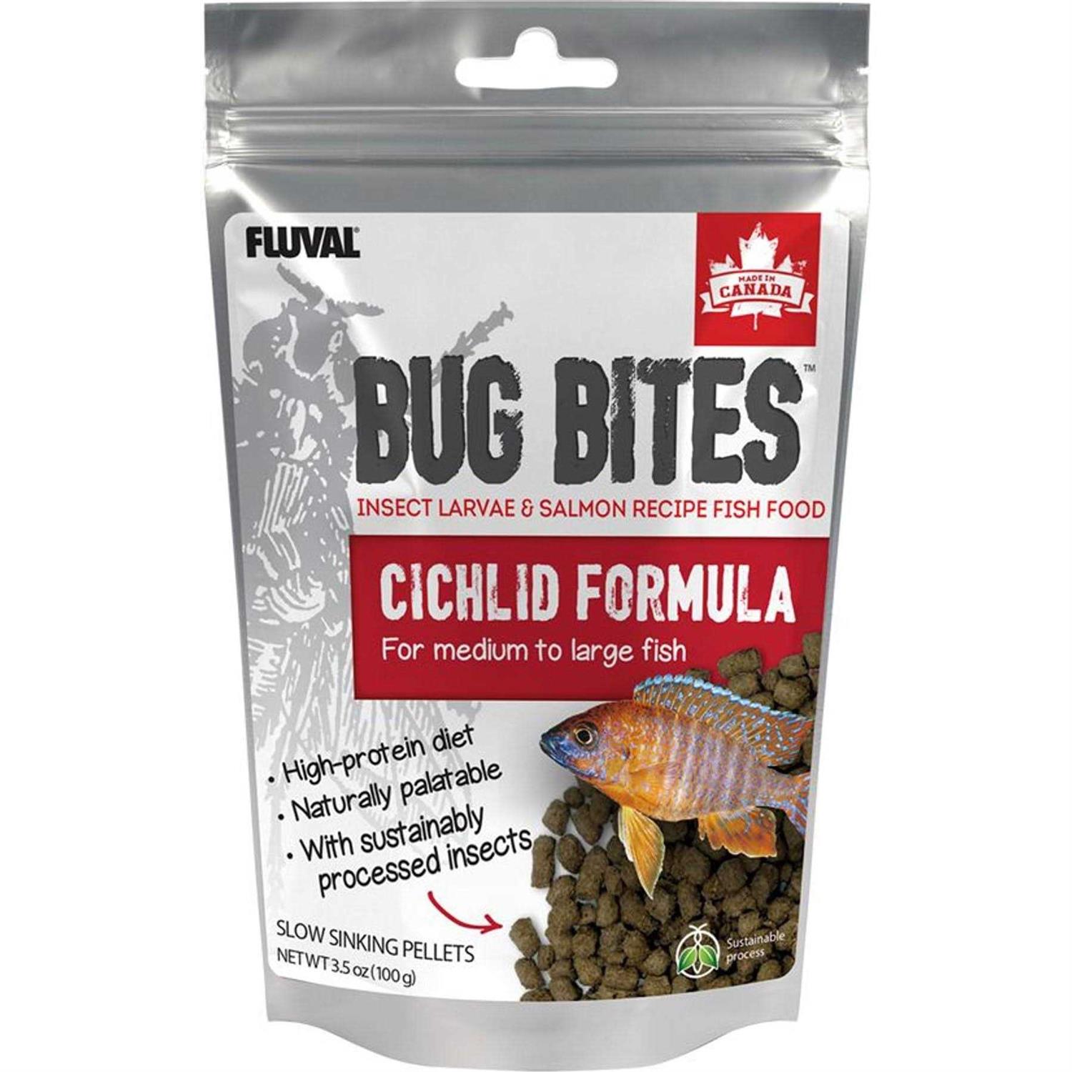 Fluval Bug Bites Cichlid - Healthber