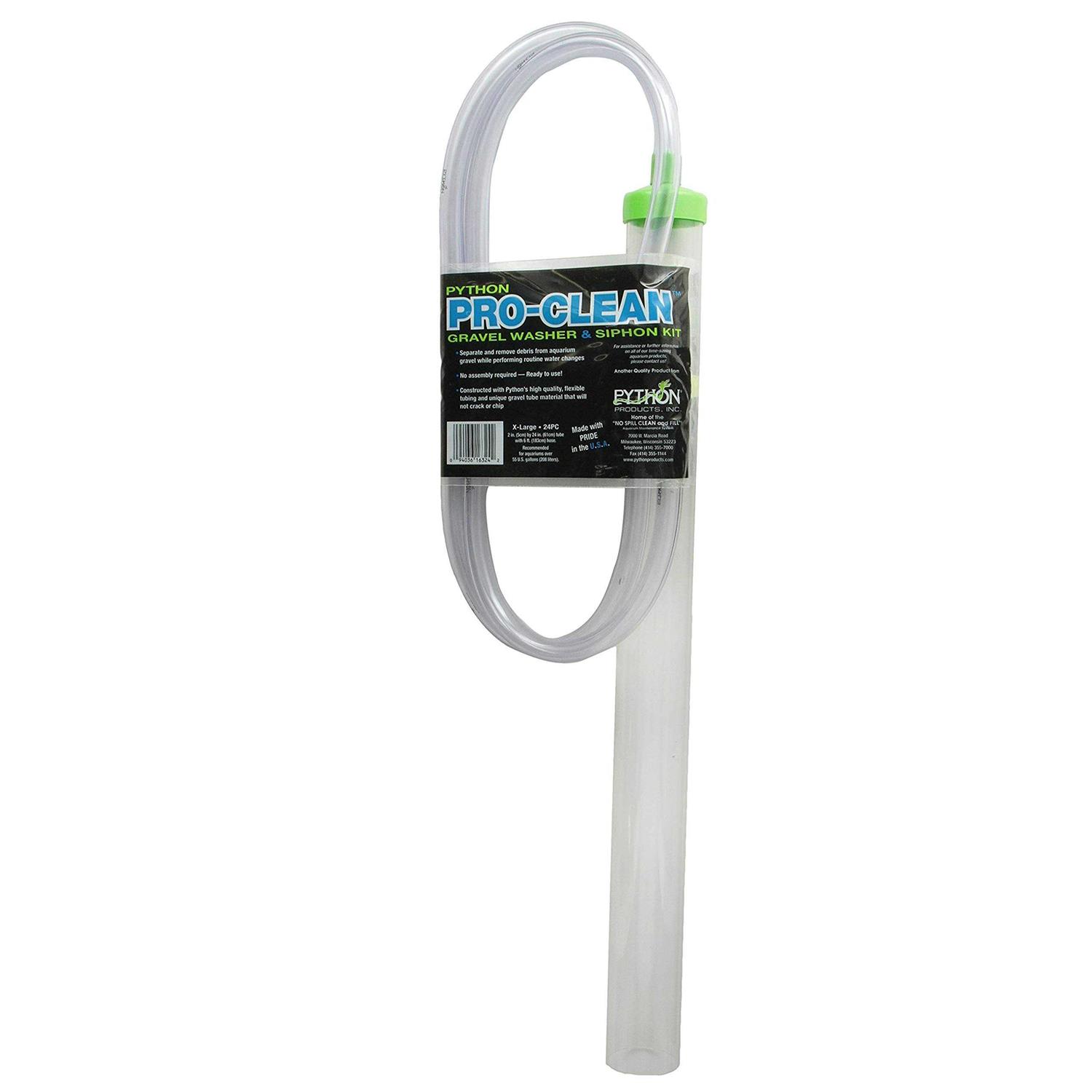 Python Pro-Clean Gravel Washer Siphon Kit - Healthber