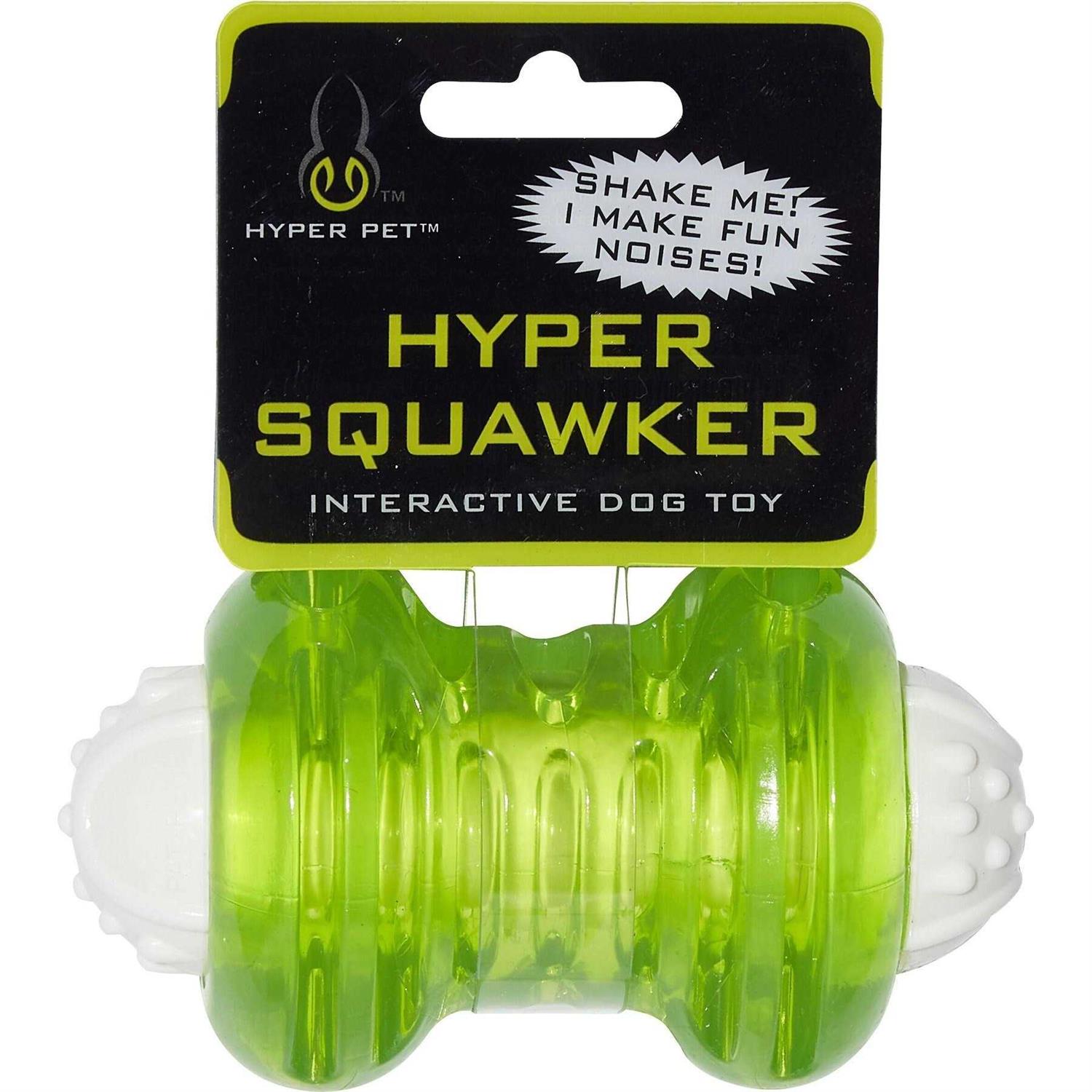 Hyper Pet Squawker Bone Dog Toy - Healthber