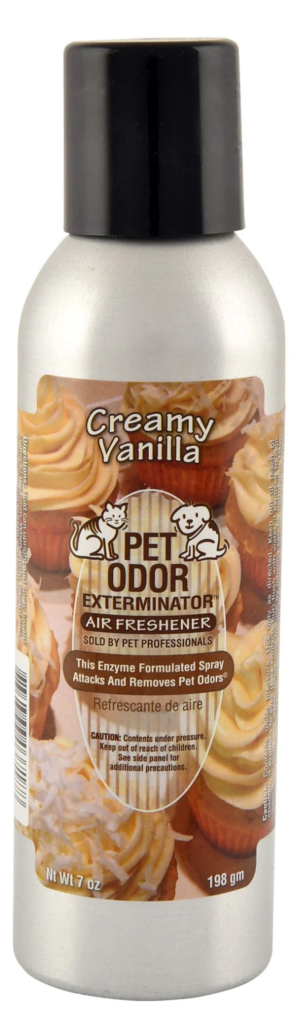 Pet Odor Exterminator Spray, Creamy Vanilla, 7 oz - Healthber
