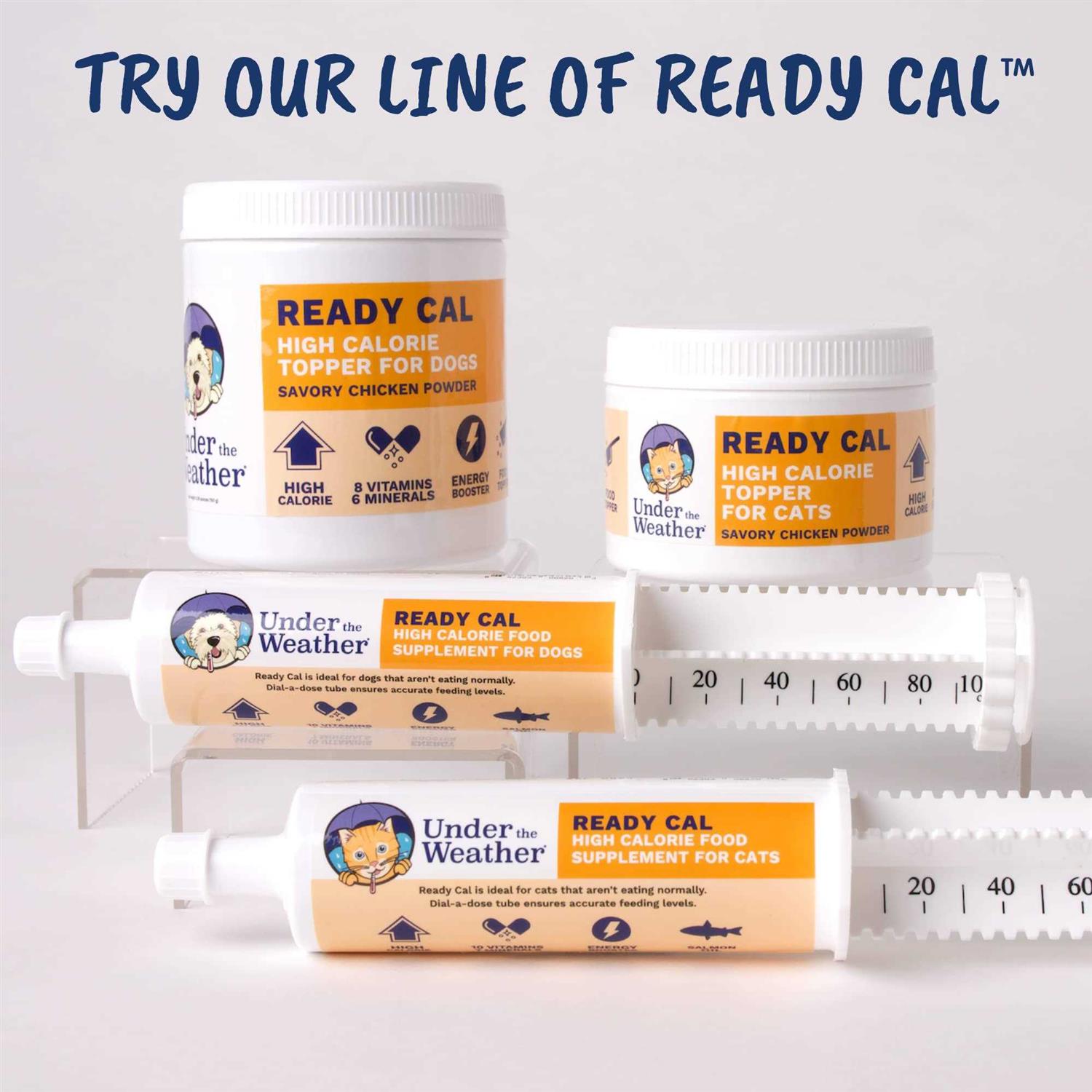 Under the Weather Ready Cal High Calorie Powder for Cats - Healthber