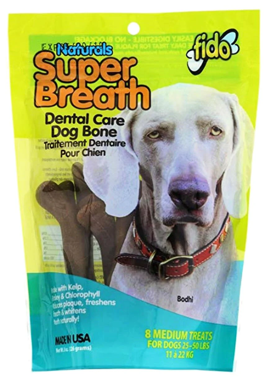 Fido Superbreath Naturals Dental Care Treats - Healthber