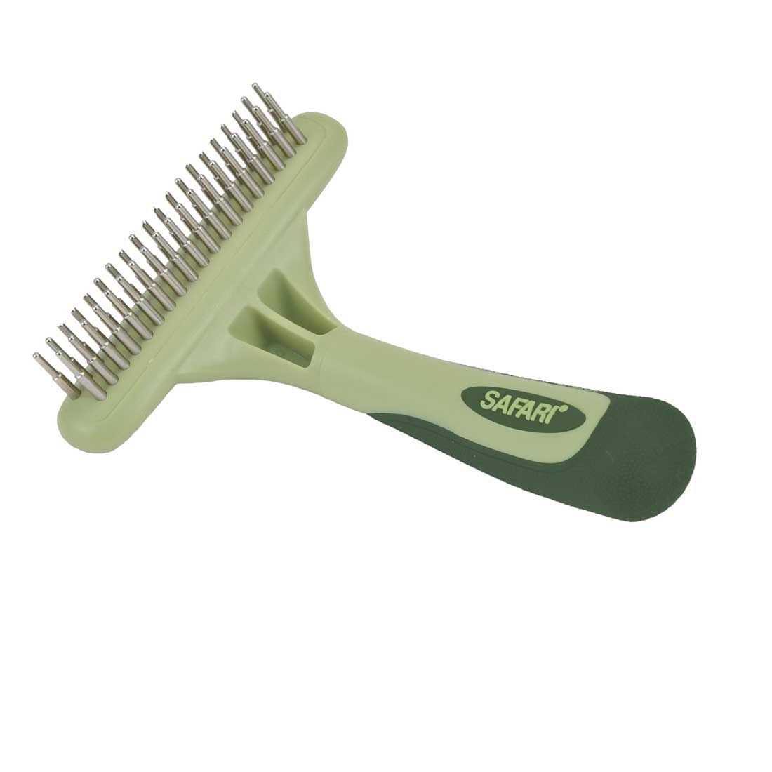 Safari Dog Double Row Undercoat Rake - Healthber