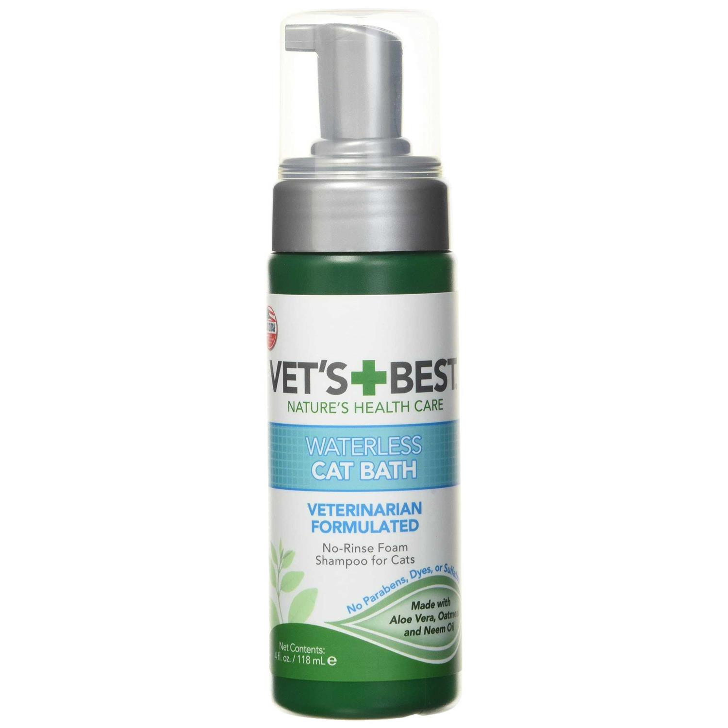 Vet’s Best Cat Waterless Bath - Healthber