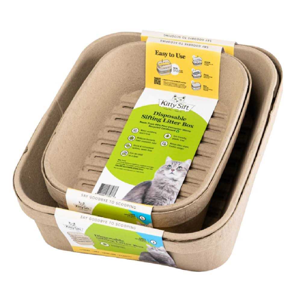 Kitty Sift Disposable Sifting Litter Box - Healthber