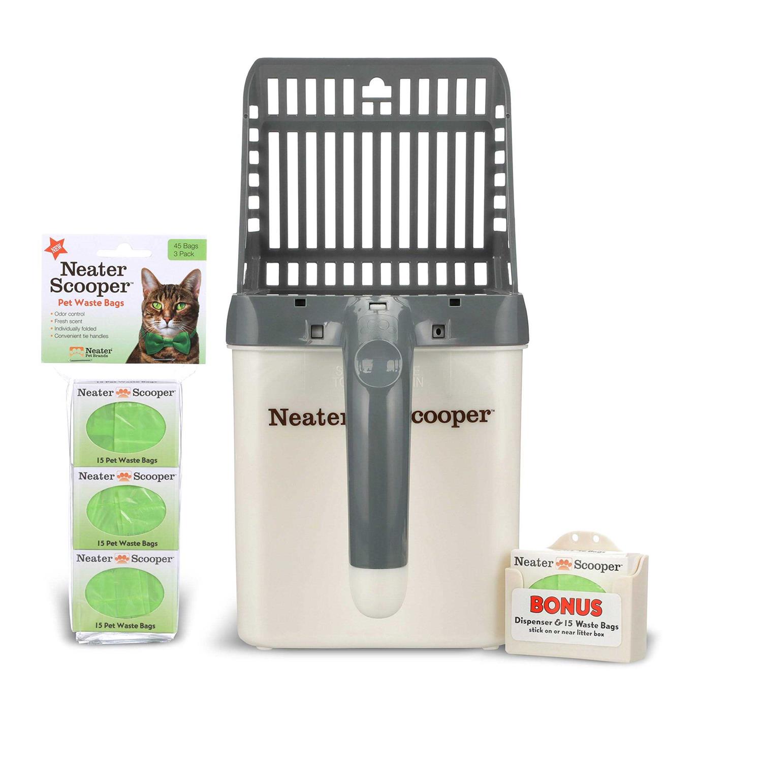 Neater Pet Brands Neater Scooper Cat Litter Sifter Includes Refill Bags - Healthber