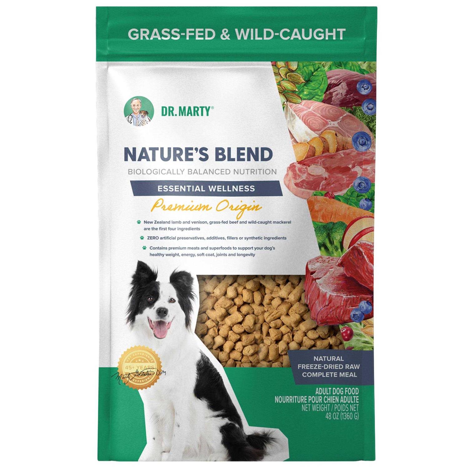 Dr. Marty Nature’s Blend Premium Origin Freeze-Dried Dog Food - Healthber