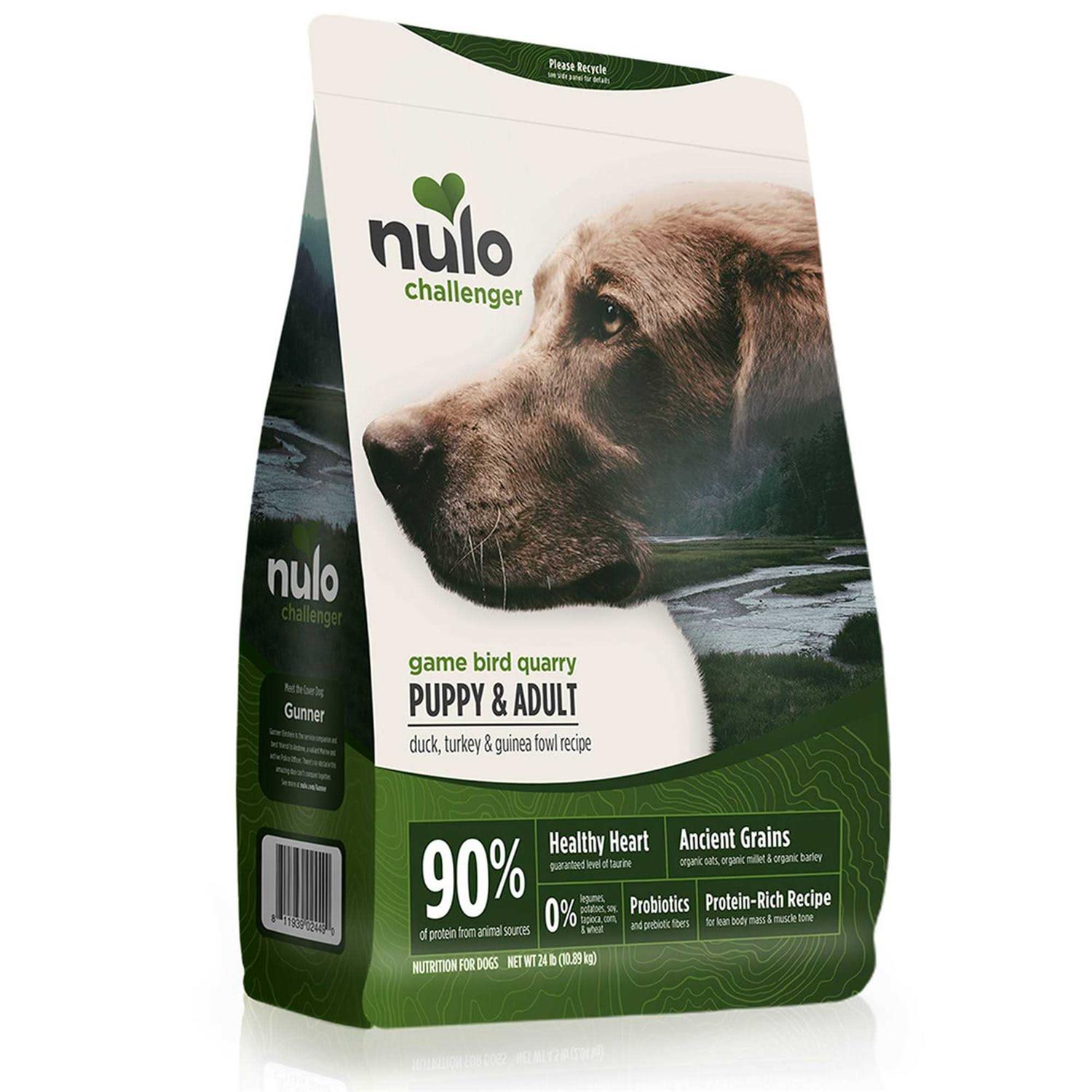 Nulo Challenger Game Bird Quarry Duck Turkey & Guinea Fowl Dry Dog Food - Healthber