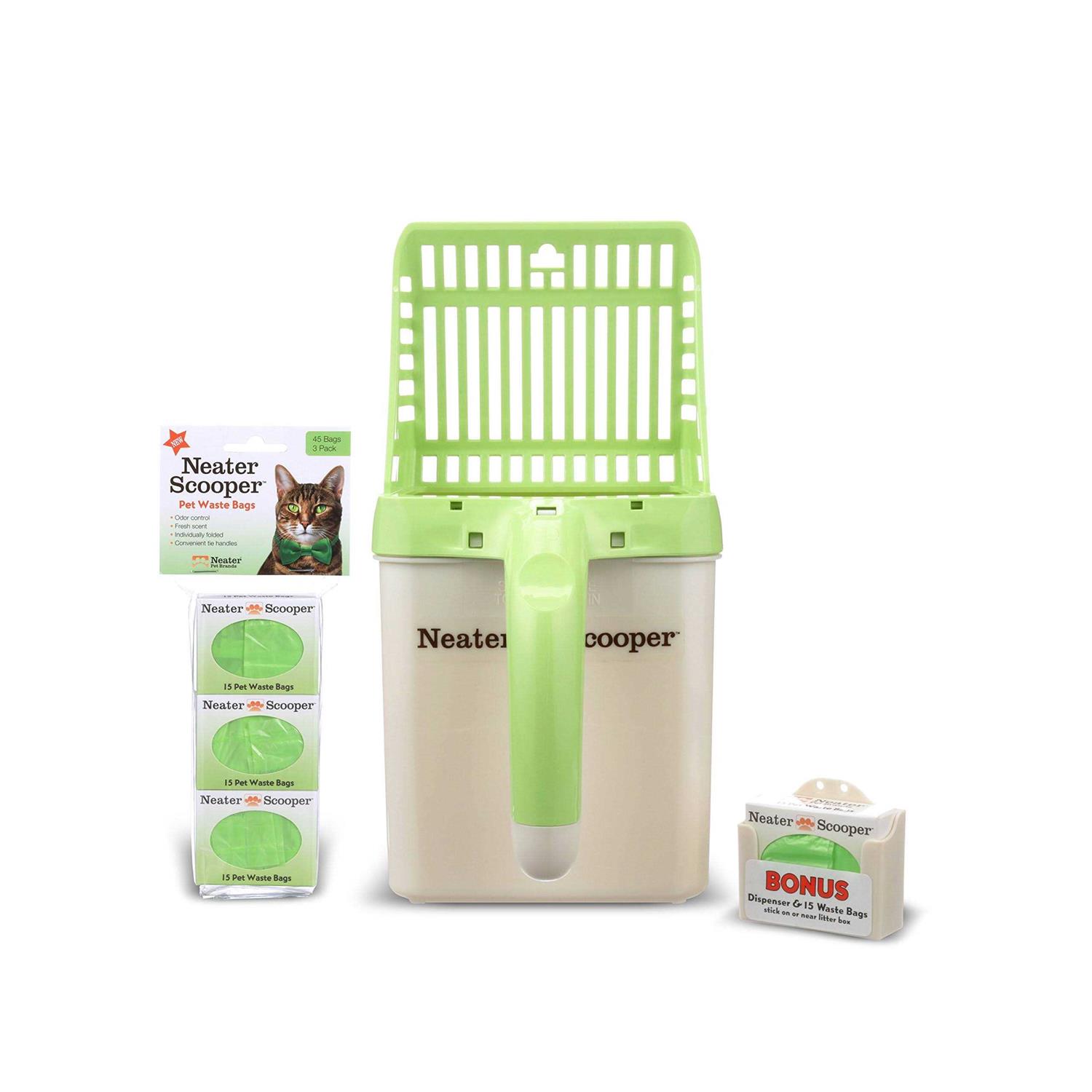 Neater Pet Brands Neater Scooper Cat Litter Sifter Includes Refill Bags - Healthber