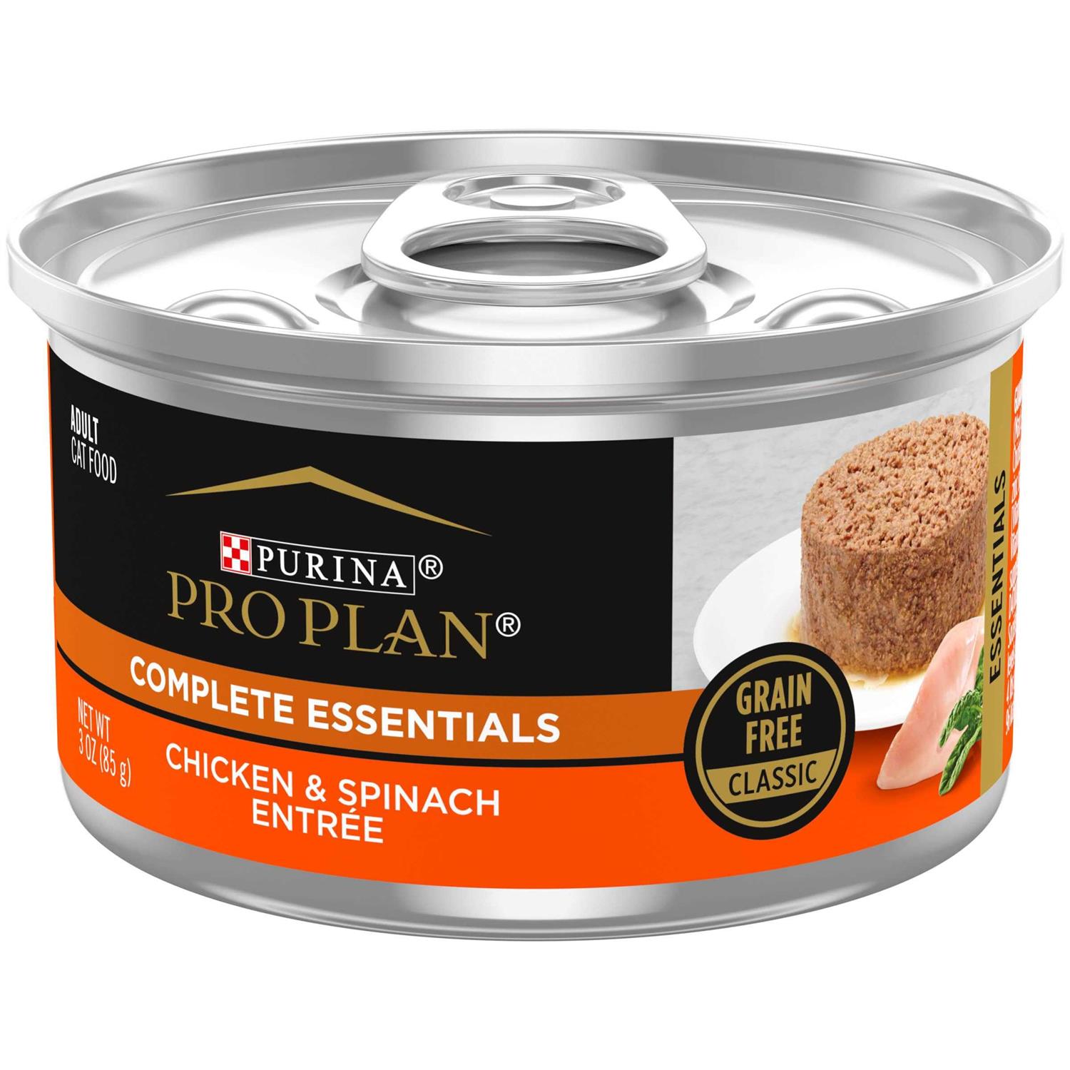 Purina Pro Plan Chicken and Spinach Entree Wet Cat Food - Healthber