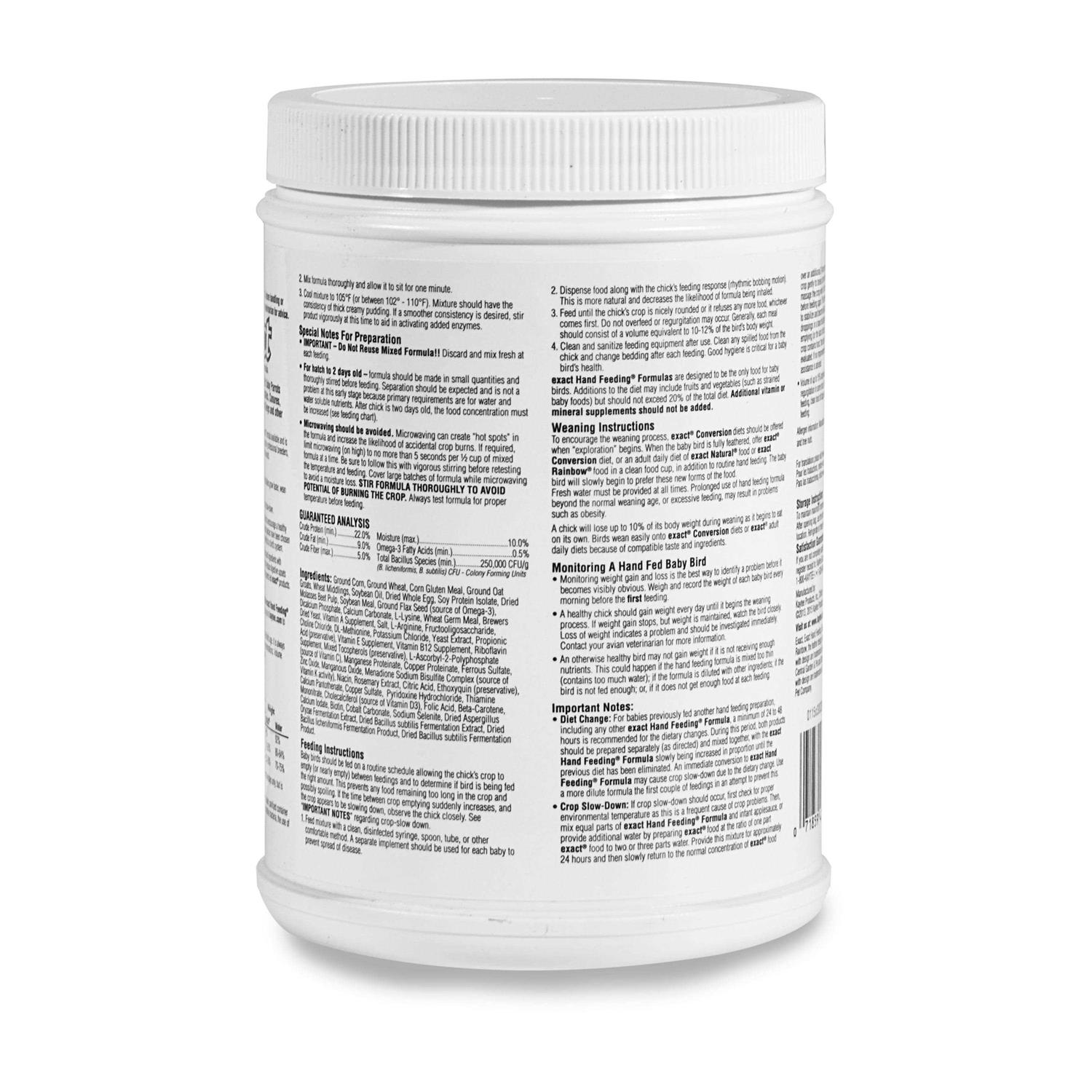 Kaytee Exact Hand Feeding Formula Baby - Healthber