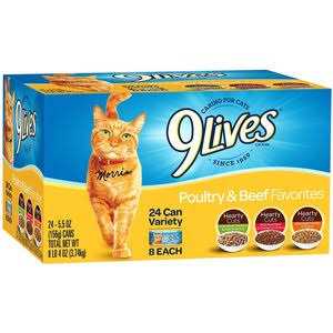 9Lives Seafood & Poultry Favorites Variety Pack Cat Food - Healthber