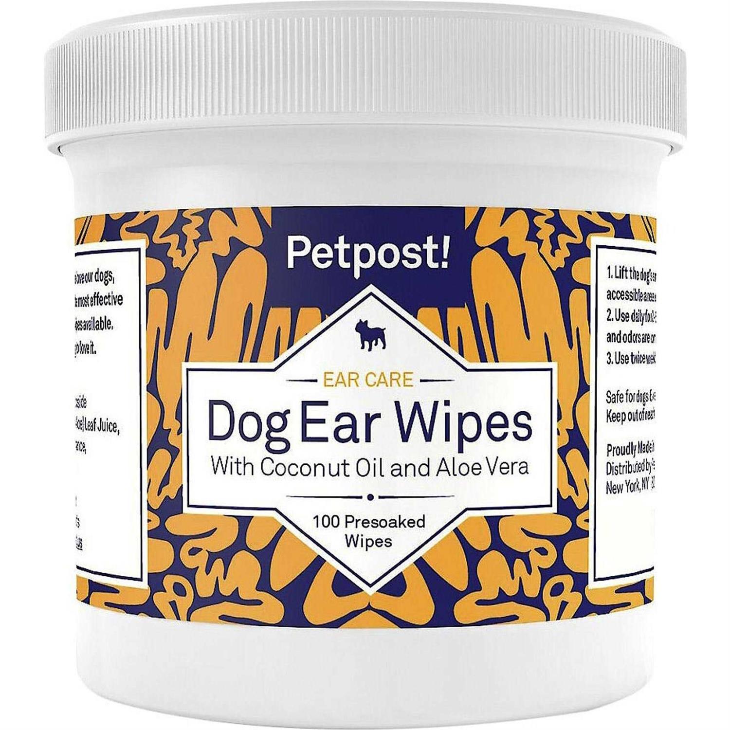 Petpost Coconut Oil Solution Ear Cleaner Wipes - Healthber