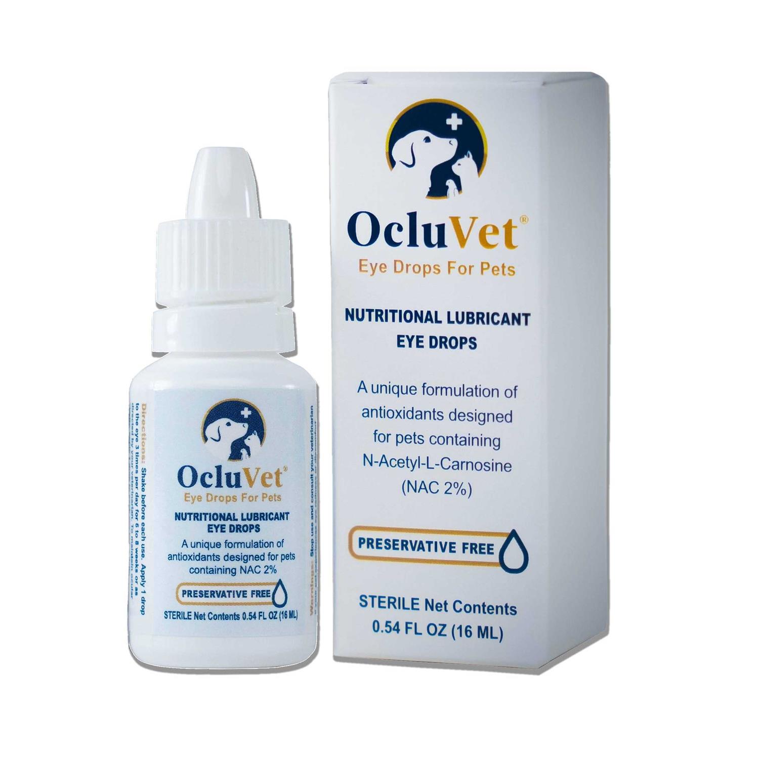 Ocluvet Eye Drops for Pets with Cataracts - Healthber