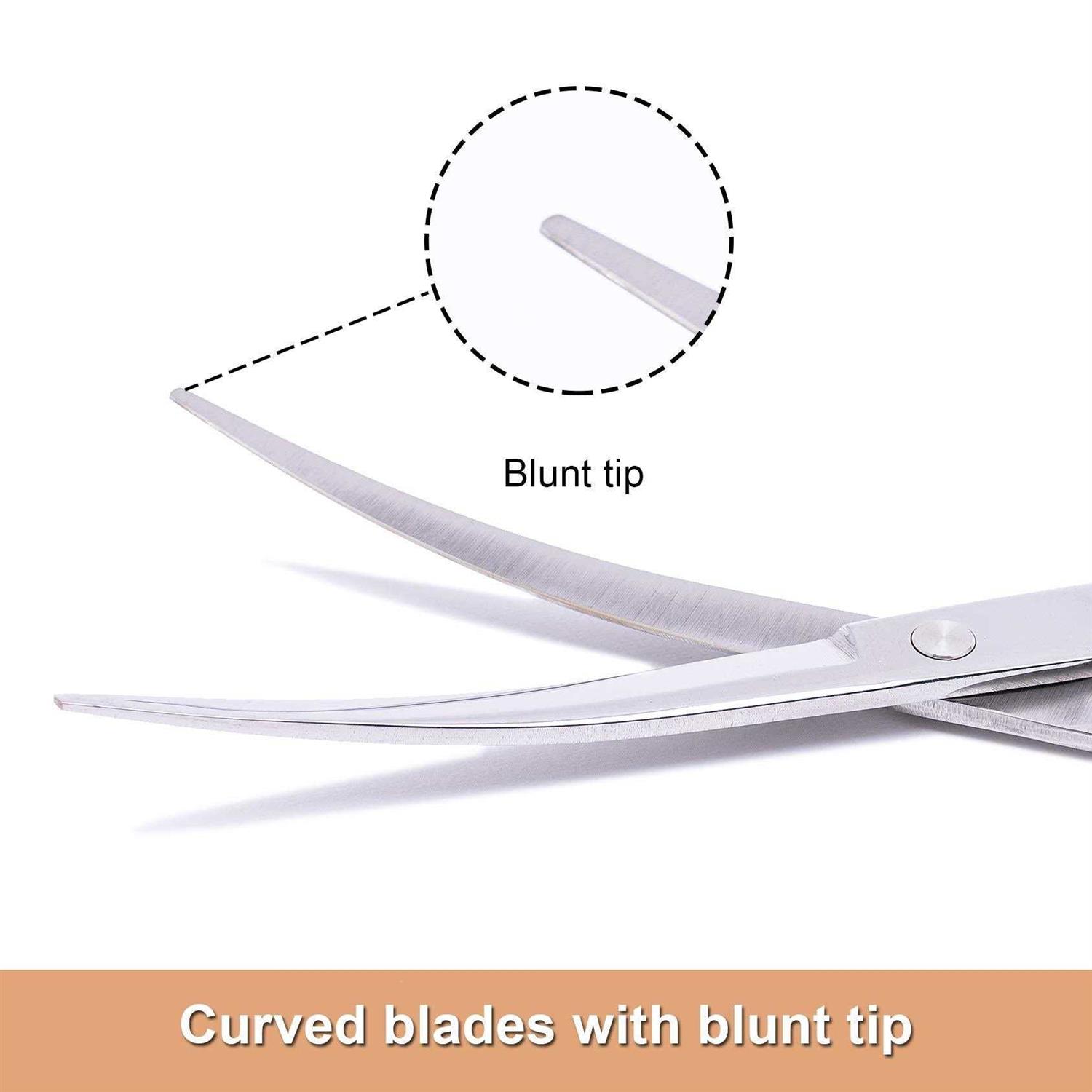 LovinPet Pet Grooming Scissors Professional Dog Cat Grooming Shears with Round Blunt Tip - Healthber