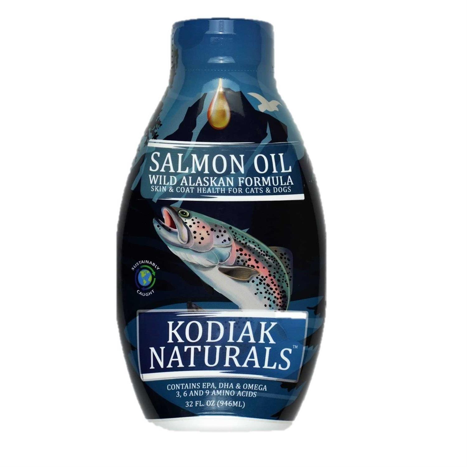 Kodiak Naturals Salmon Oil Dog & Cat Supplement - Healthber