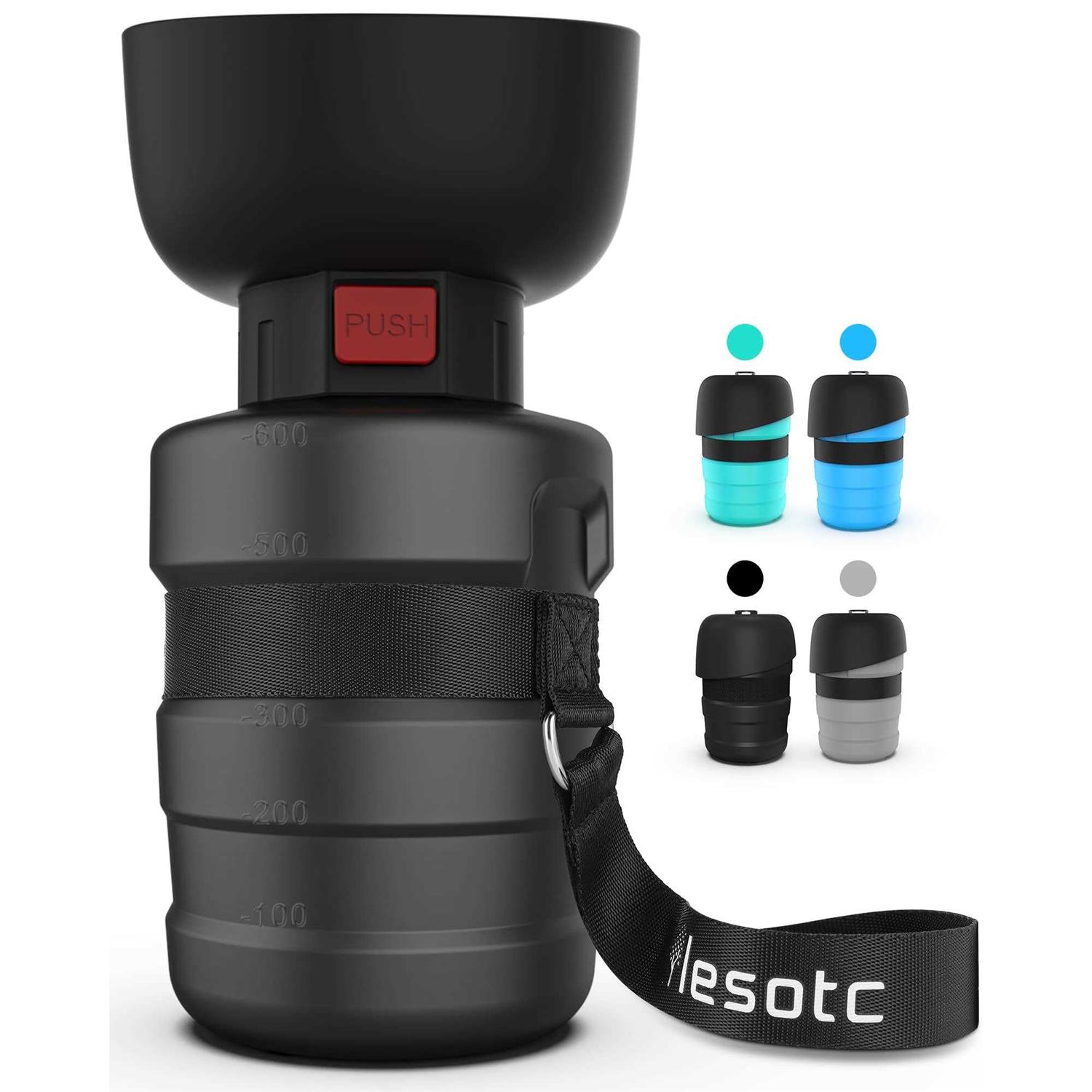 lesotc Pet Water Bottle for Dogs Dog Water Bottle Foldable Dog Travel Water Bottle - Healthber