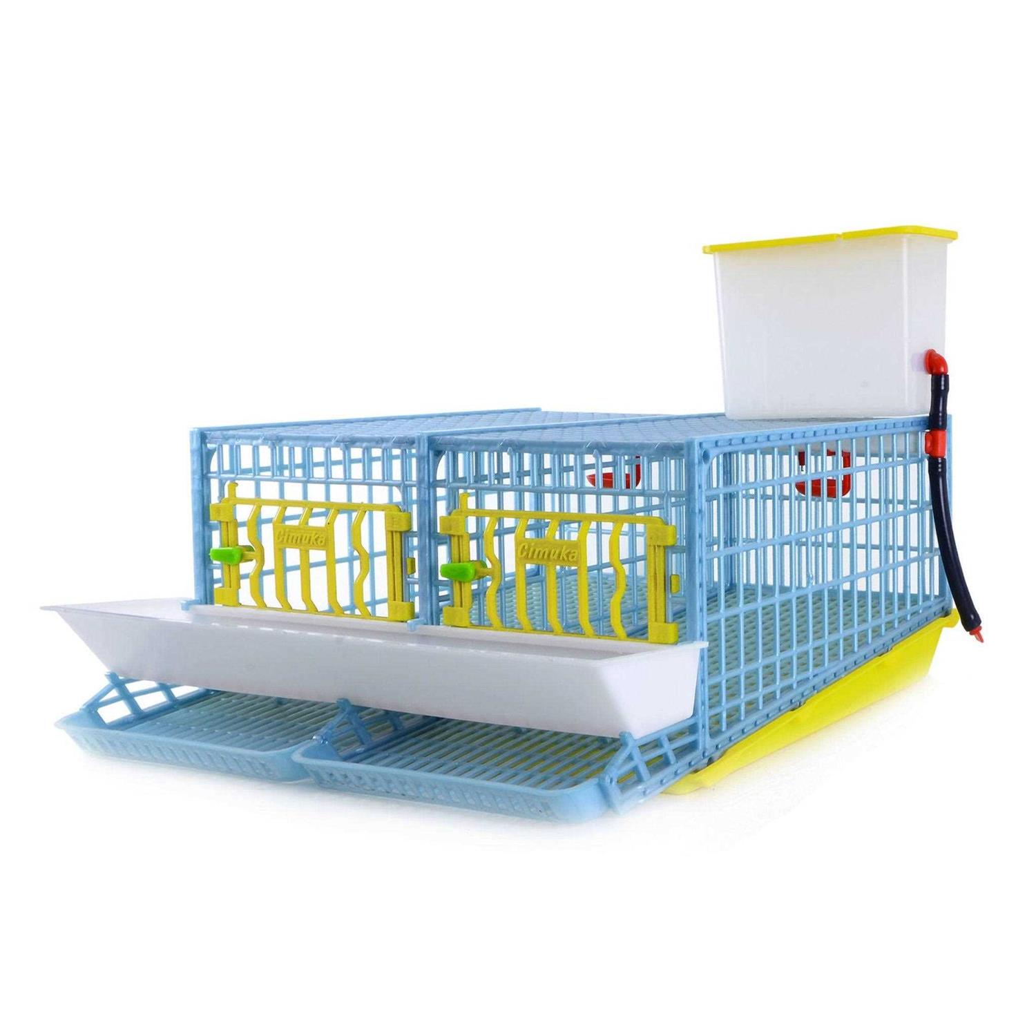 Quail Cage 2 Section Jumbo Quail Cimuka - Healthber