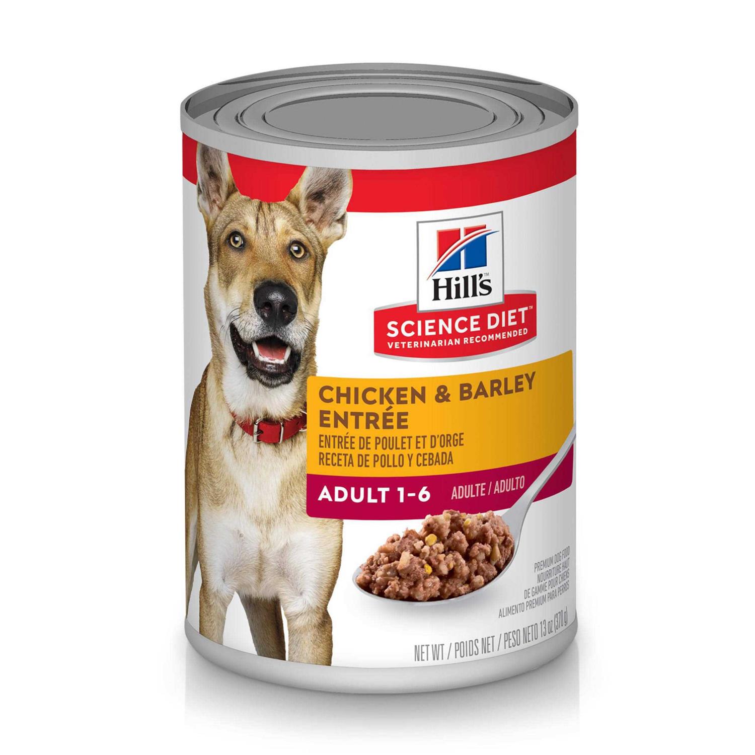 Hill’s Science Diet Adult Chicken & Barley Entree Dog Food - Healthber