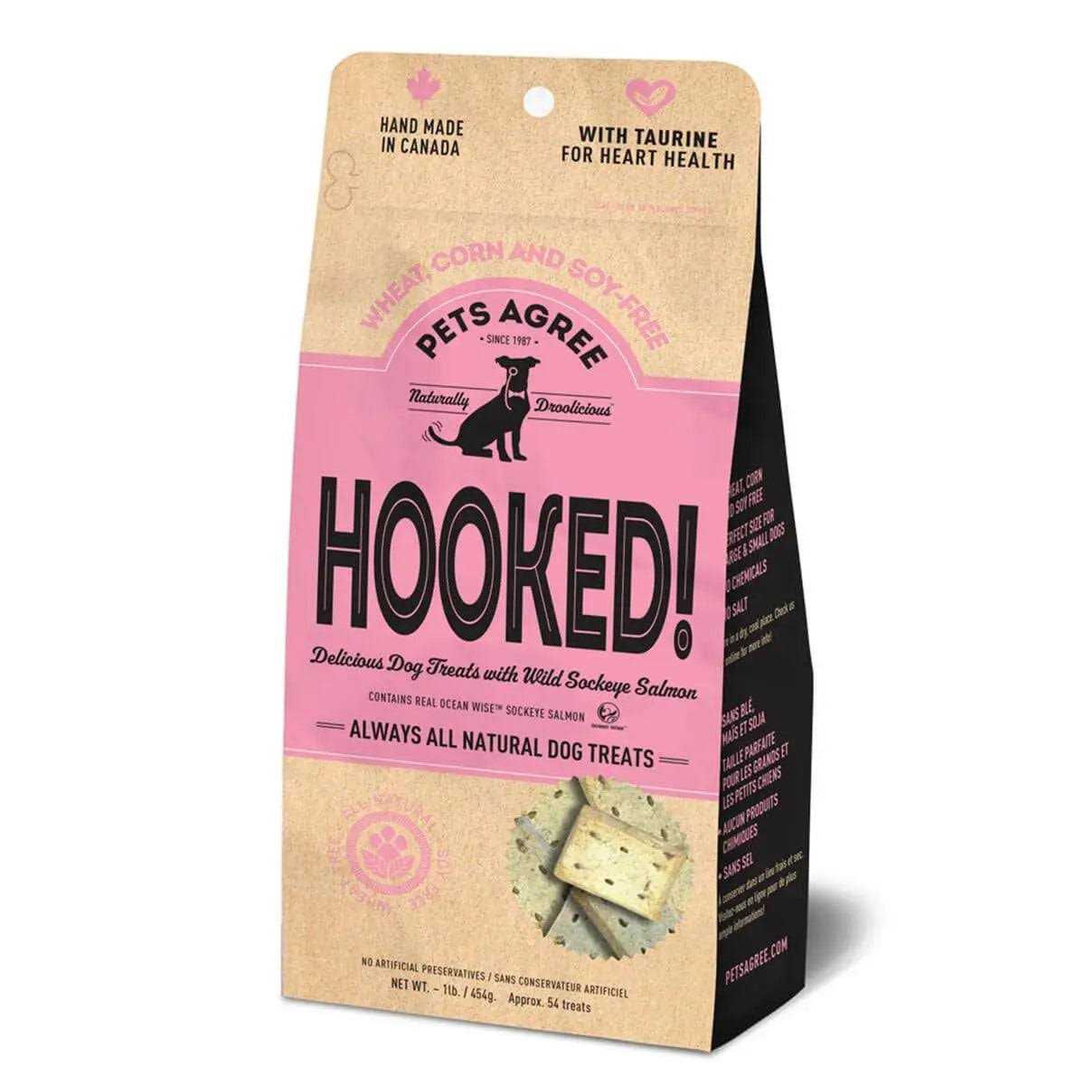 The Granville Island Pet Treatery Hooked! Pets Agree Salmon Flavored Dog Treats - Healthber