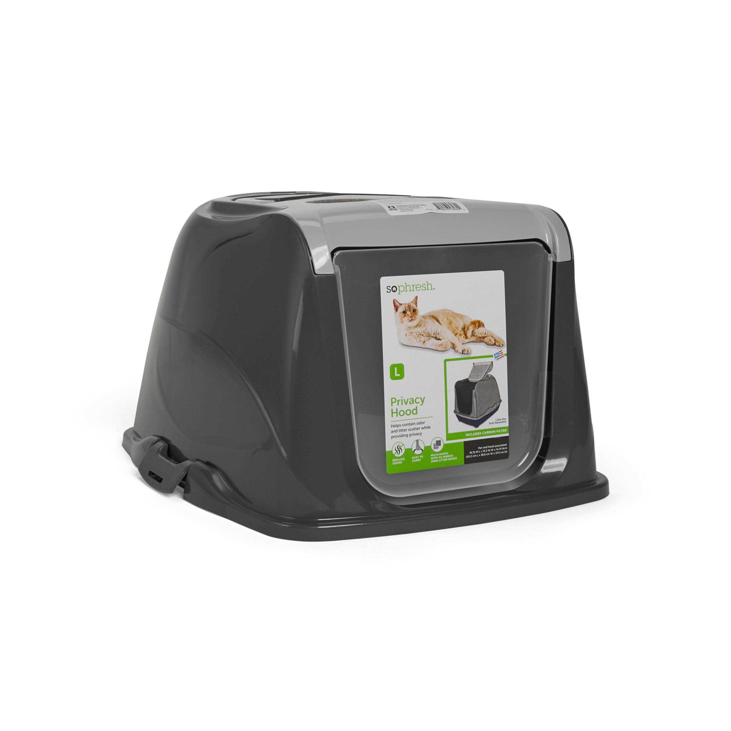 So Phresh Flip Top Cat Litter Box Hood - Healthber