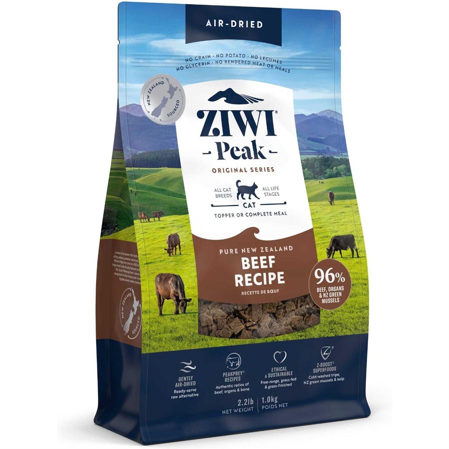 Ziwi Peak Air Dried Beef Cat Food - Healthber