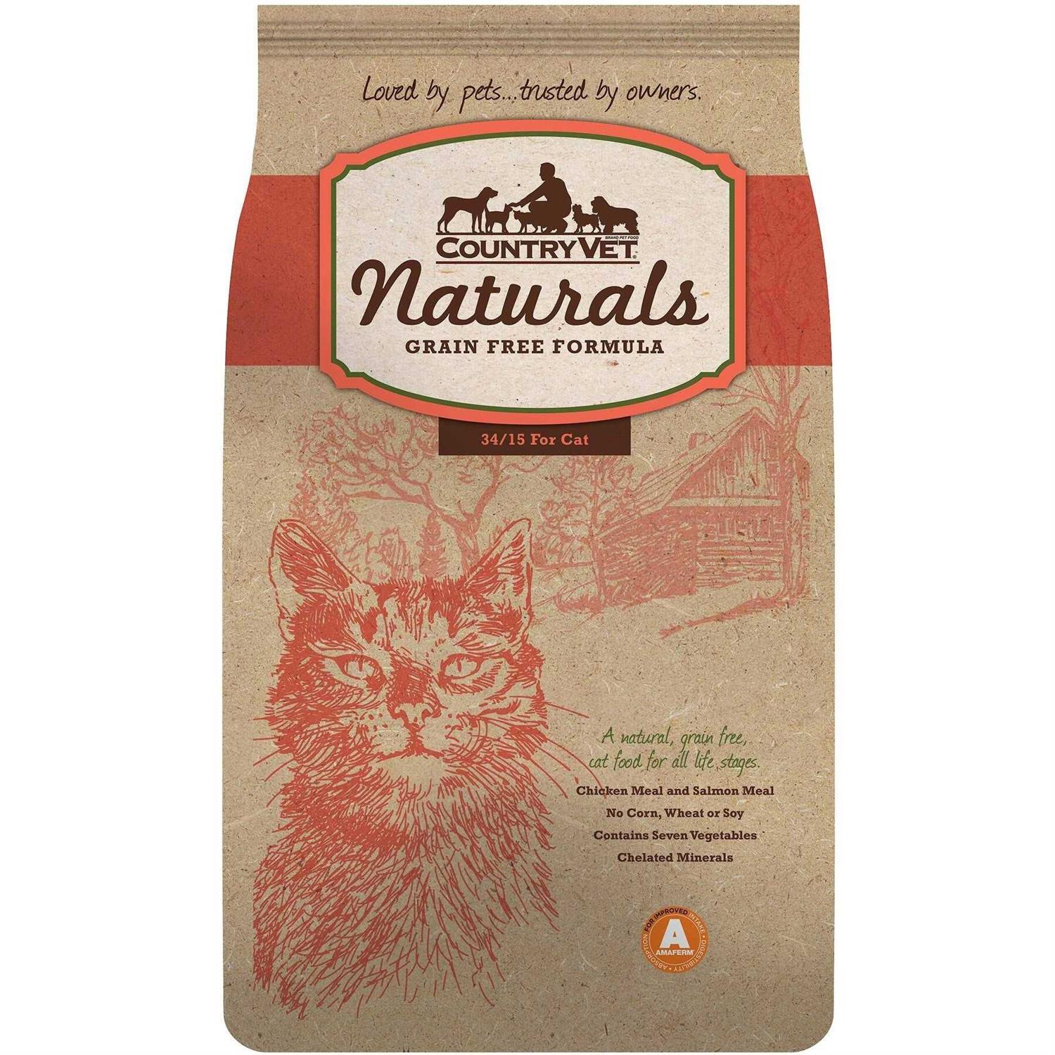 Country Vet Naturals 34-15 Grain-Free Cat Food - Healthber