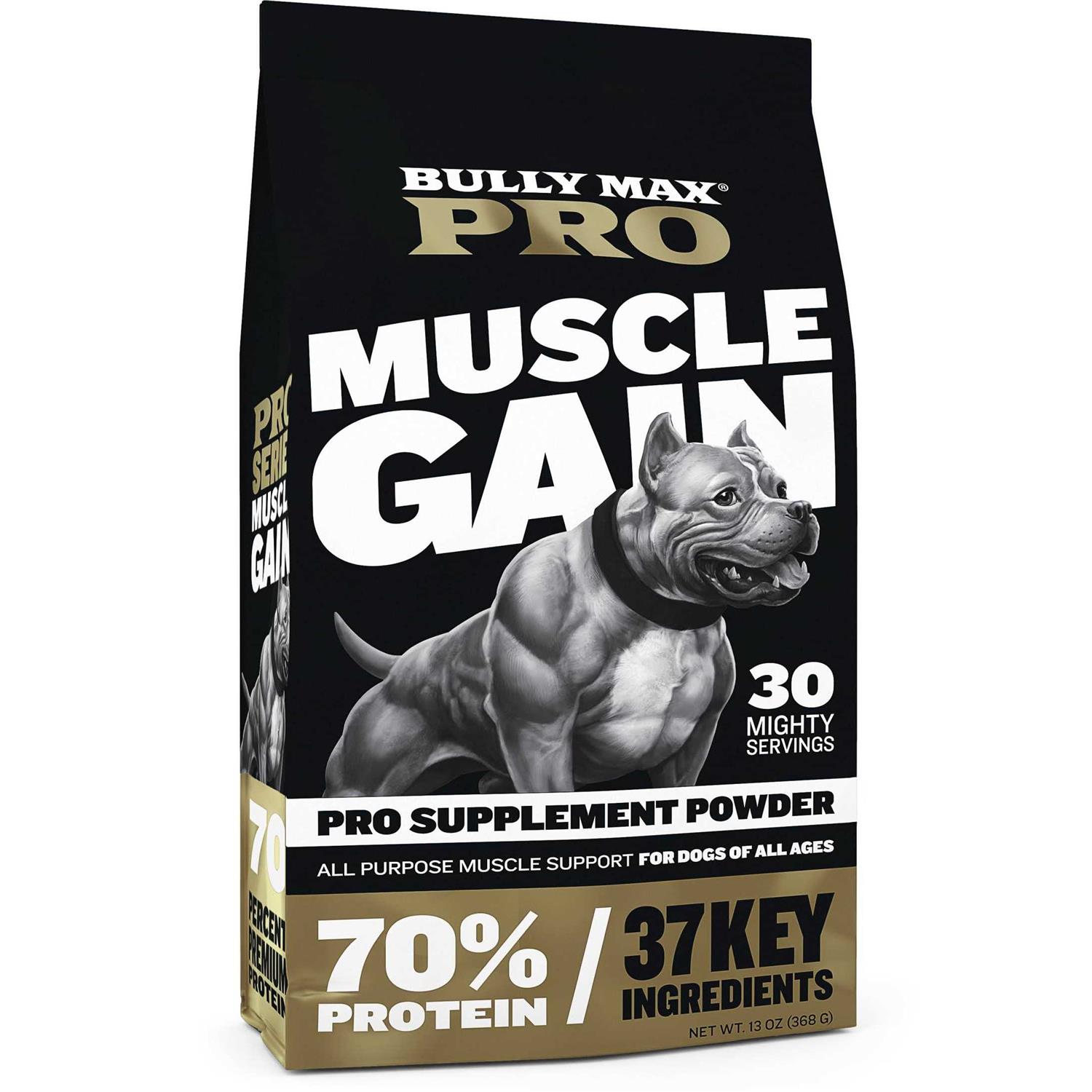Bully Max #1-rated Muscle Builder for Dogs 5X More Effective than other brands - Healthber