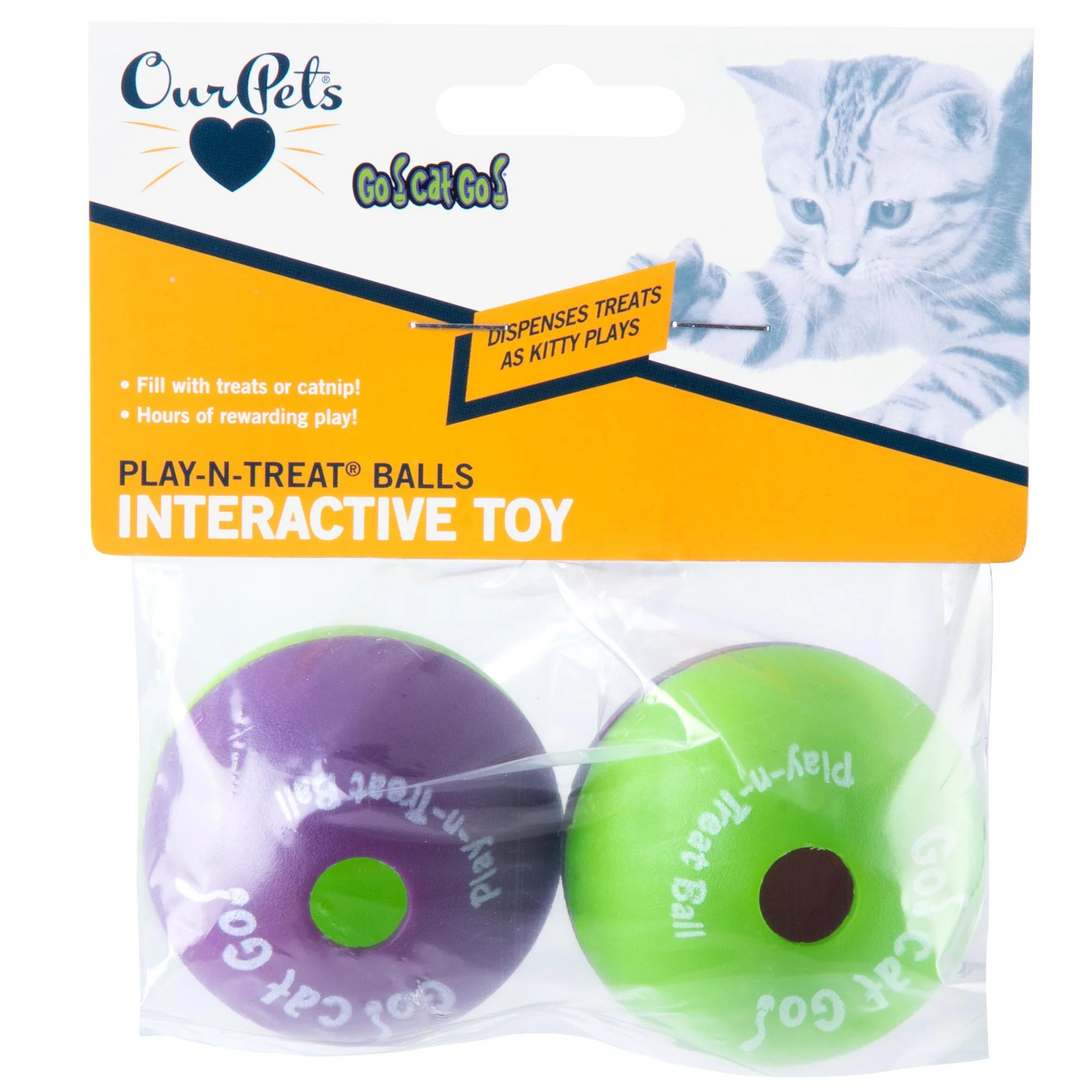 Go! Cat Go! Play-N-Treat Twin Pack - Healthber