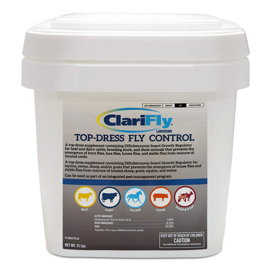 ClariFly Larvicide Top-Dress Fly Control, 15 lbs - Healthber