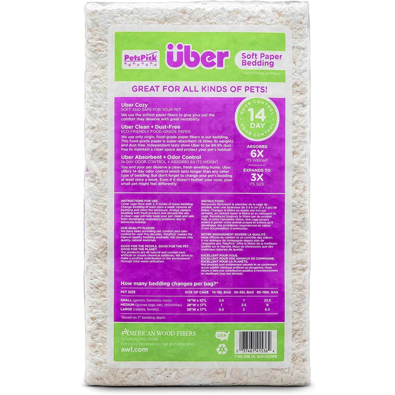 Pets Pick Uber Soft Paper Pet Bedding - Healthber
