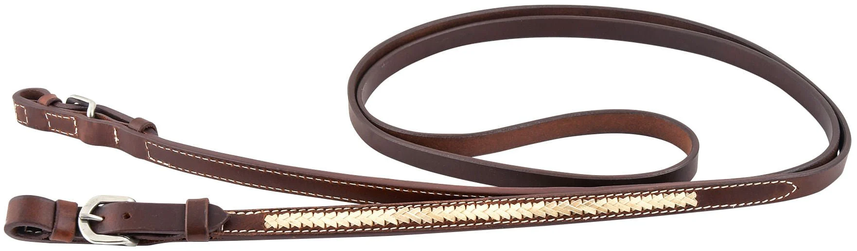 Cashel Rawhide Lace Roping Rein - Healthber