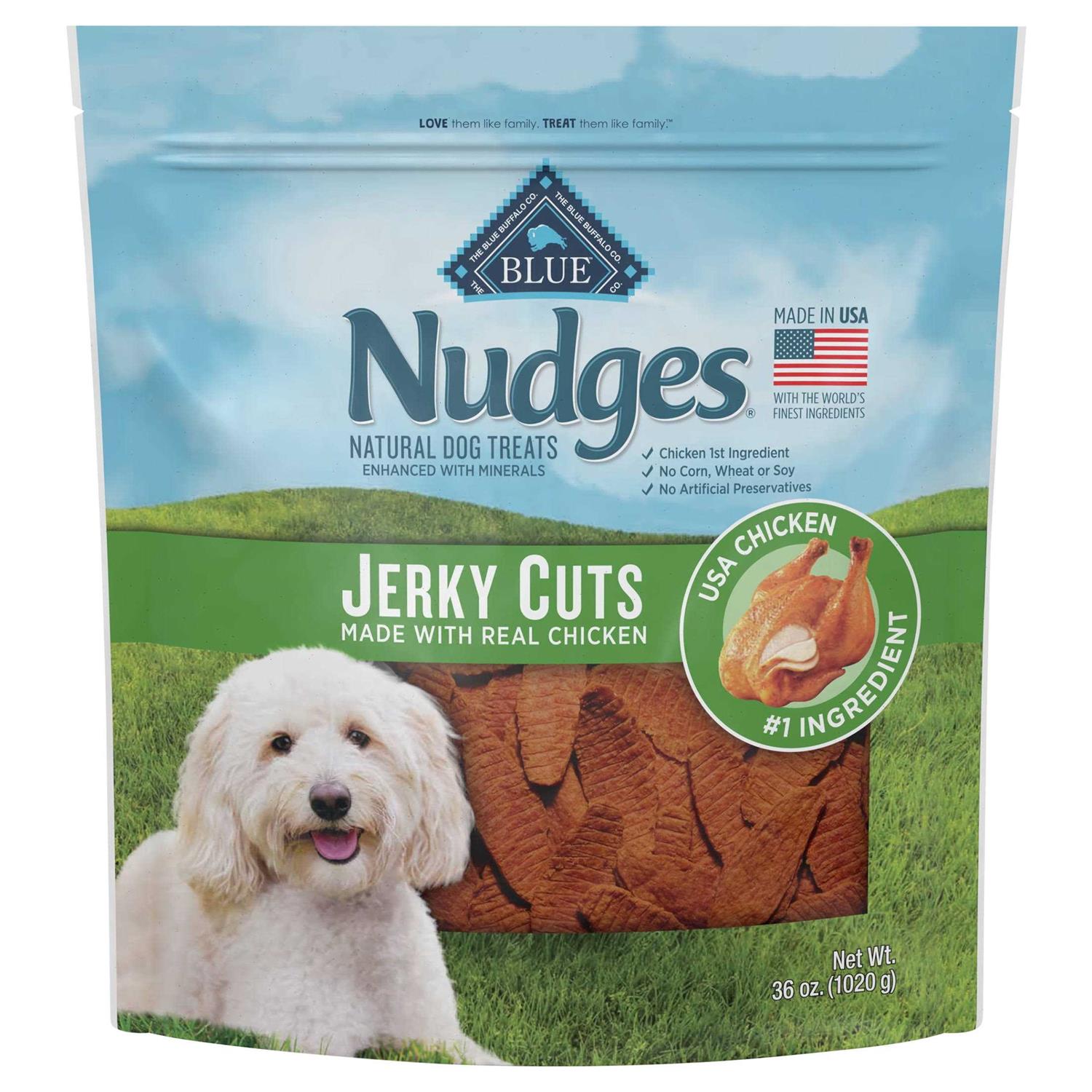 Nudges Dog Treats Jerky Cuts - Healthber