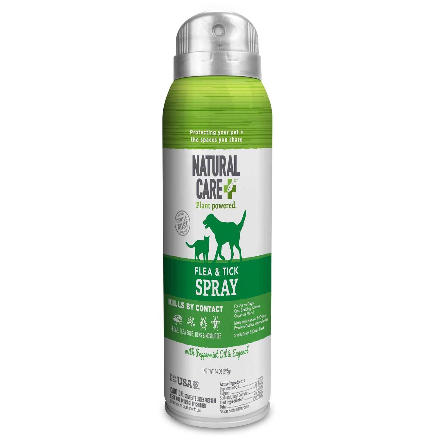 Natural Care Flea & Tick Spray for Dogs and Cats - Healthber