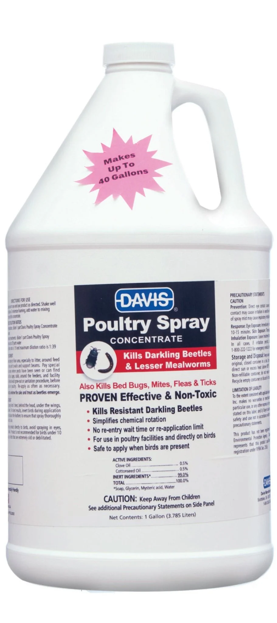 Davis Poultry Spray Concentrate, gallon - Healthber