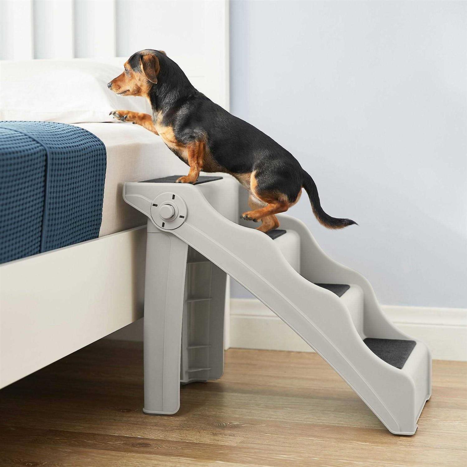 Frisco Foldable Nonslip Pet Steps - Healthber