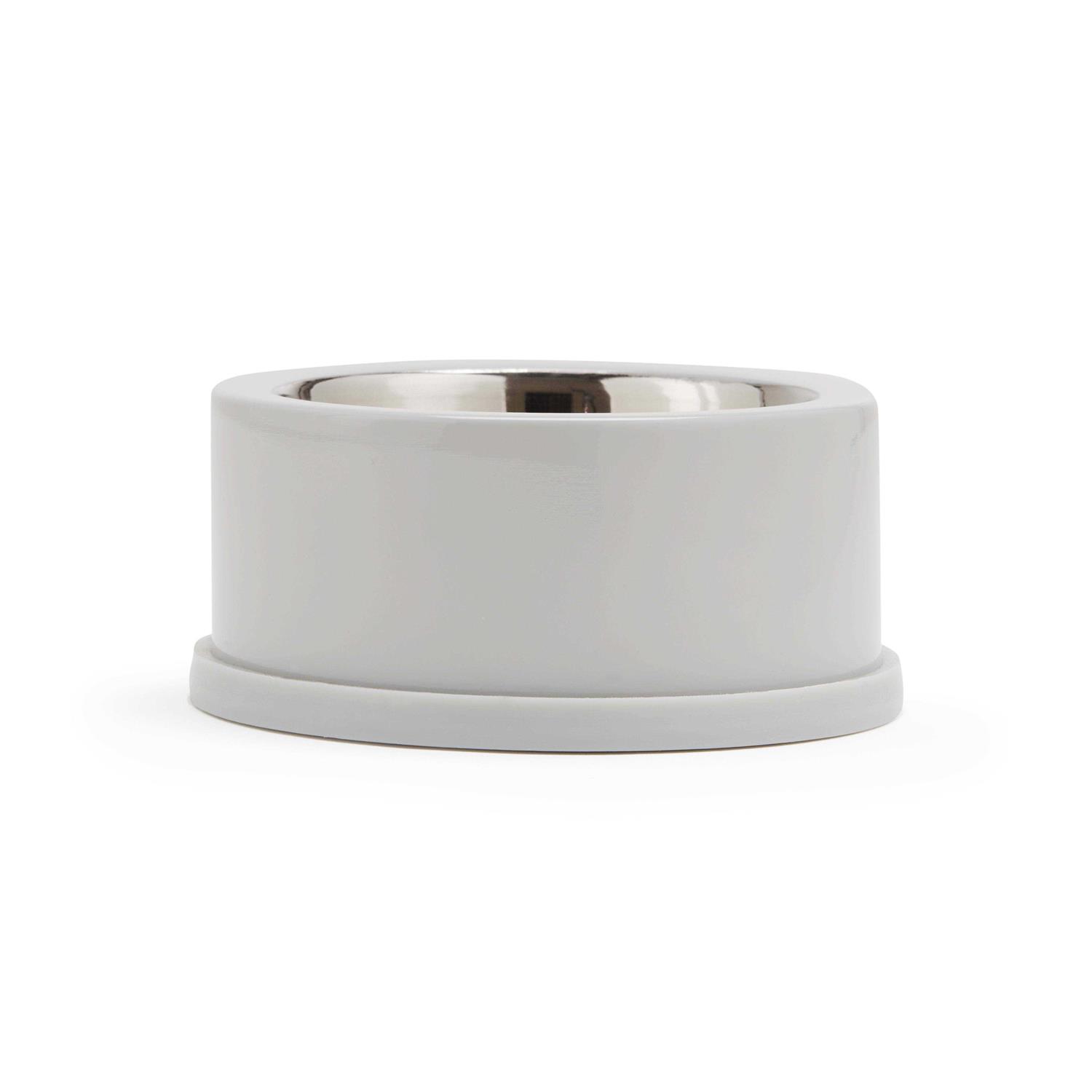 EveryYay Stainless-Steel Grey Dog Bowl - Healthber