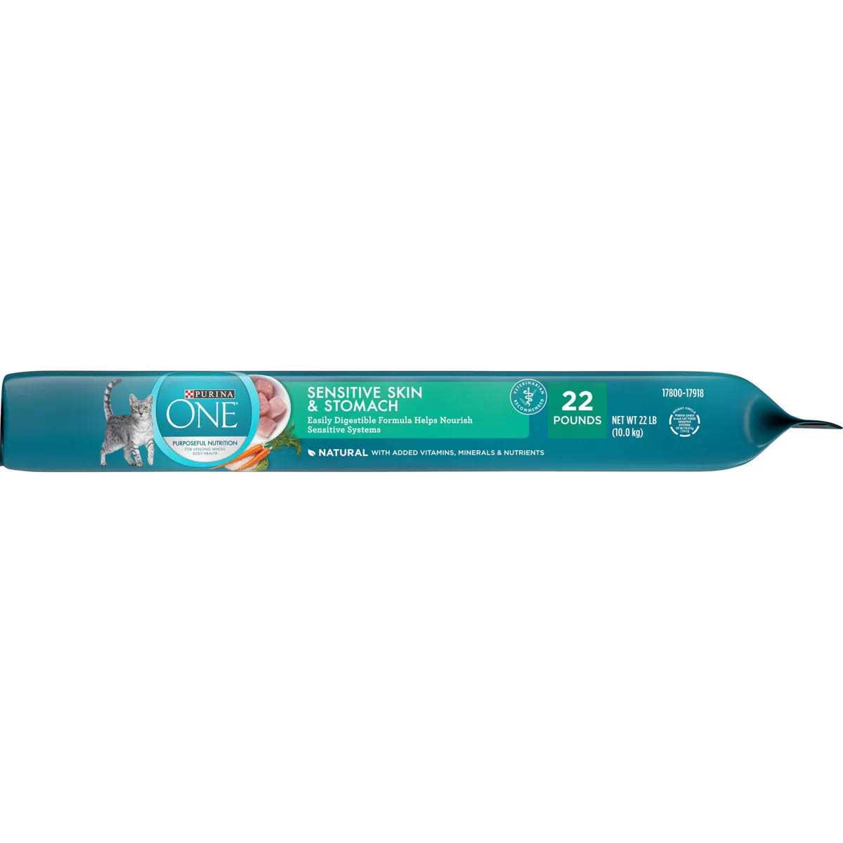 Purina ONE Plus Dry Cat Food Sensitive Skin & Stomach - Healthber