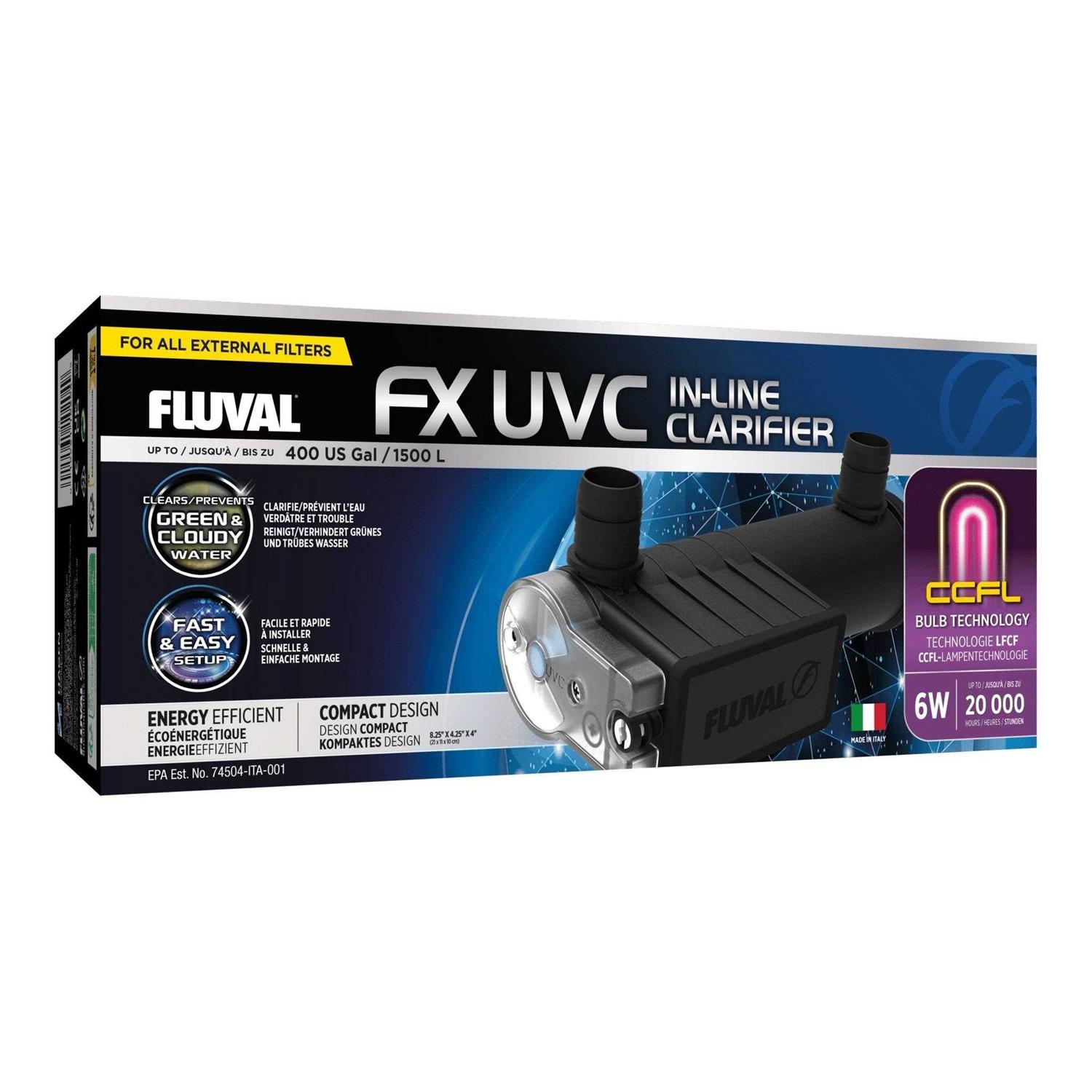 Fluval FX UVC In-Line Clarifier - Healthber
