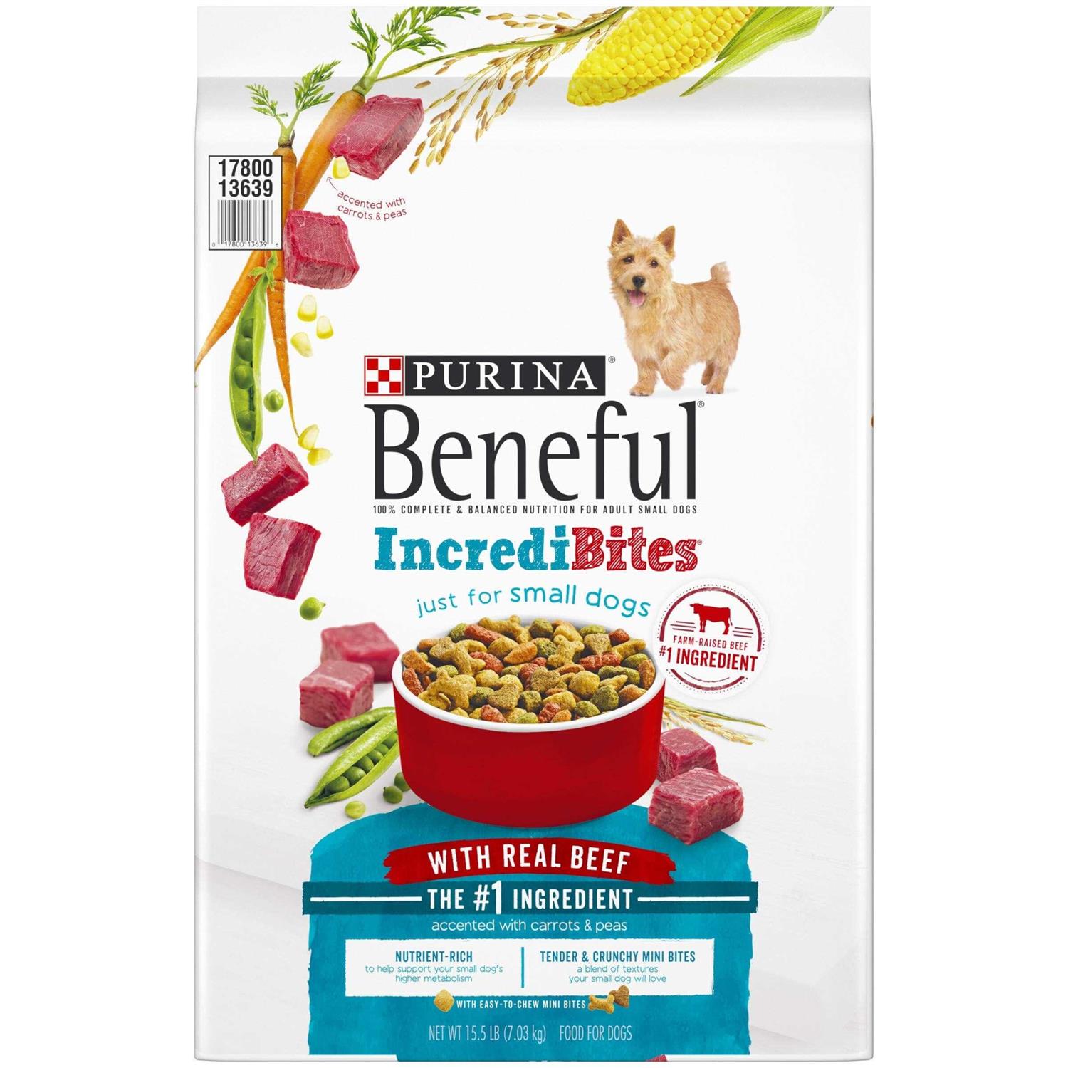 Purina Beneful IncrediBites Beef Dry Dog Food - Healthber