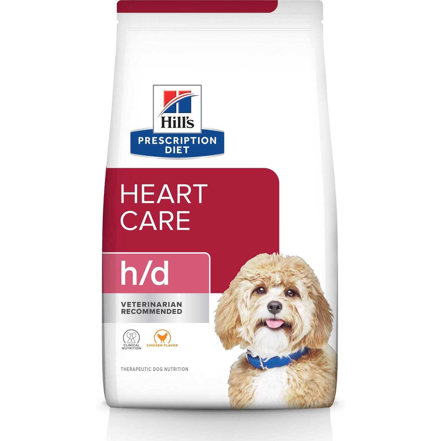 Hill’s Prescription Diet h/d Heart Care Chicken Flavor Dry Dog Food - Healthber