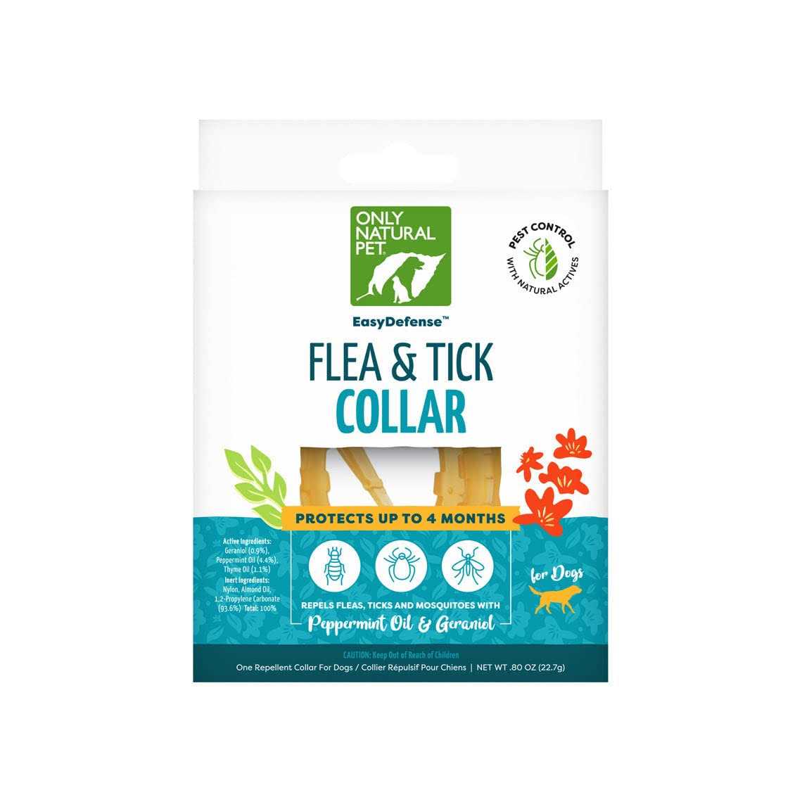 Only Natural Pet EasyDefense Flea & Tick Dog Collar - Healthber