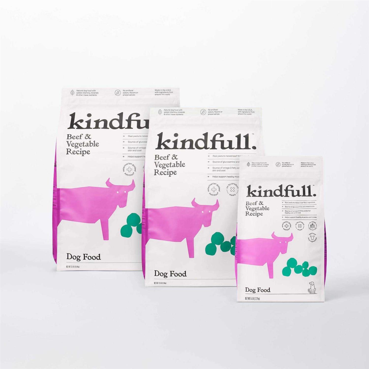 Kindfull Beef and Vegetable Recipe Dry Dog Food - Healthber