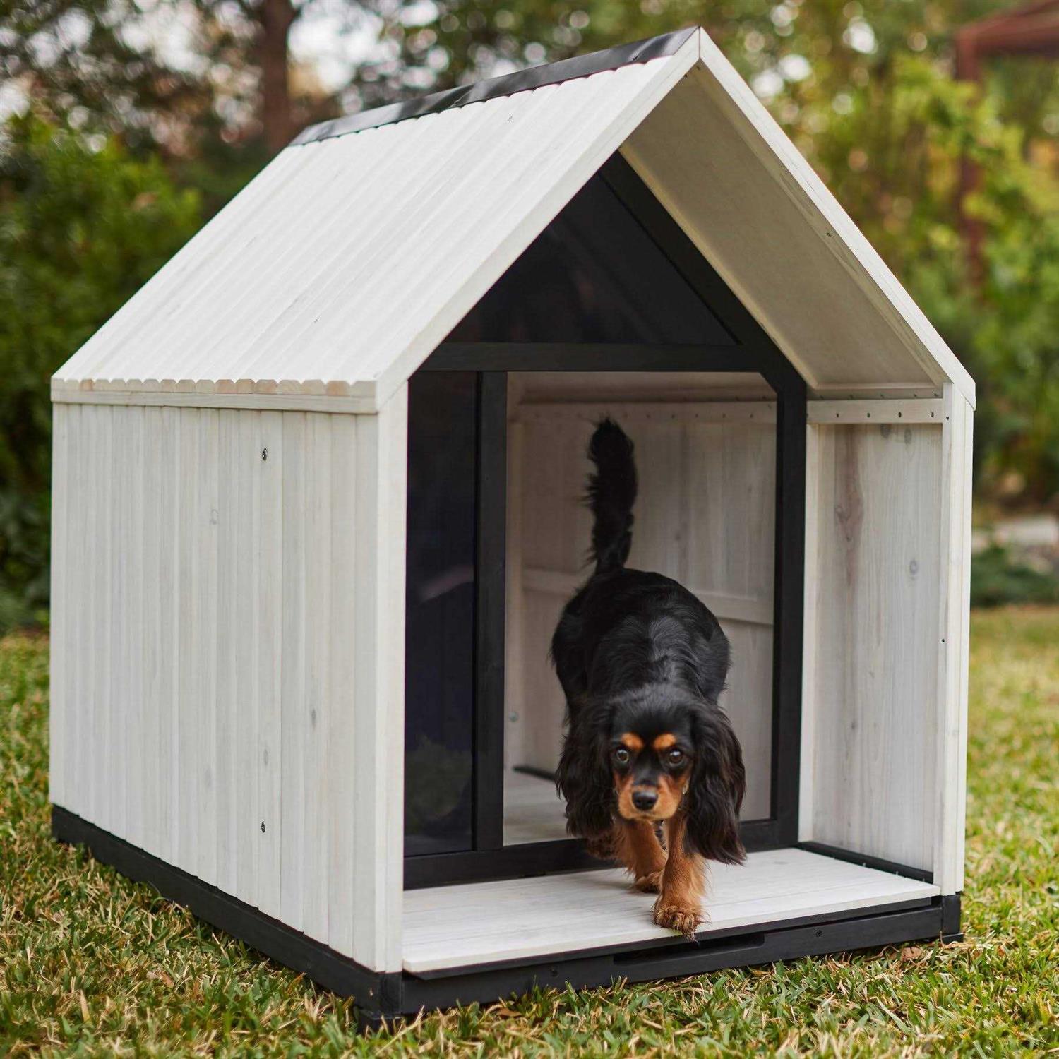 Frisco Classic Wooden Outdoor Dog House - Healthber